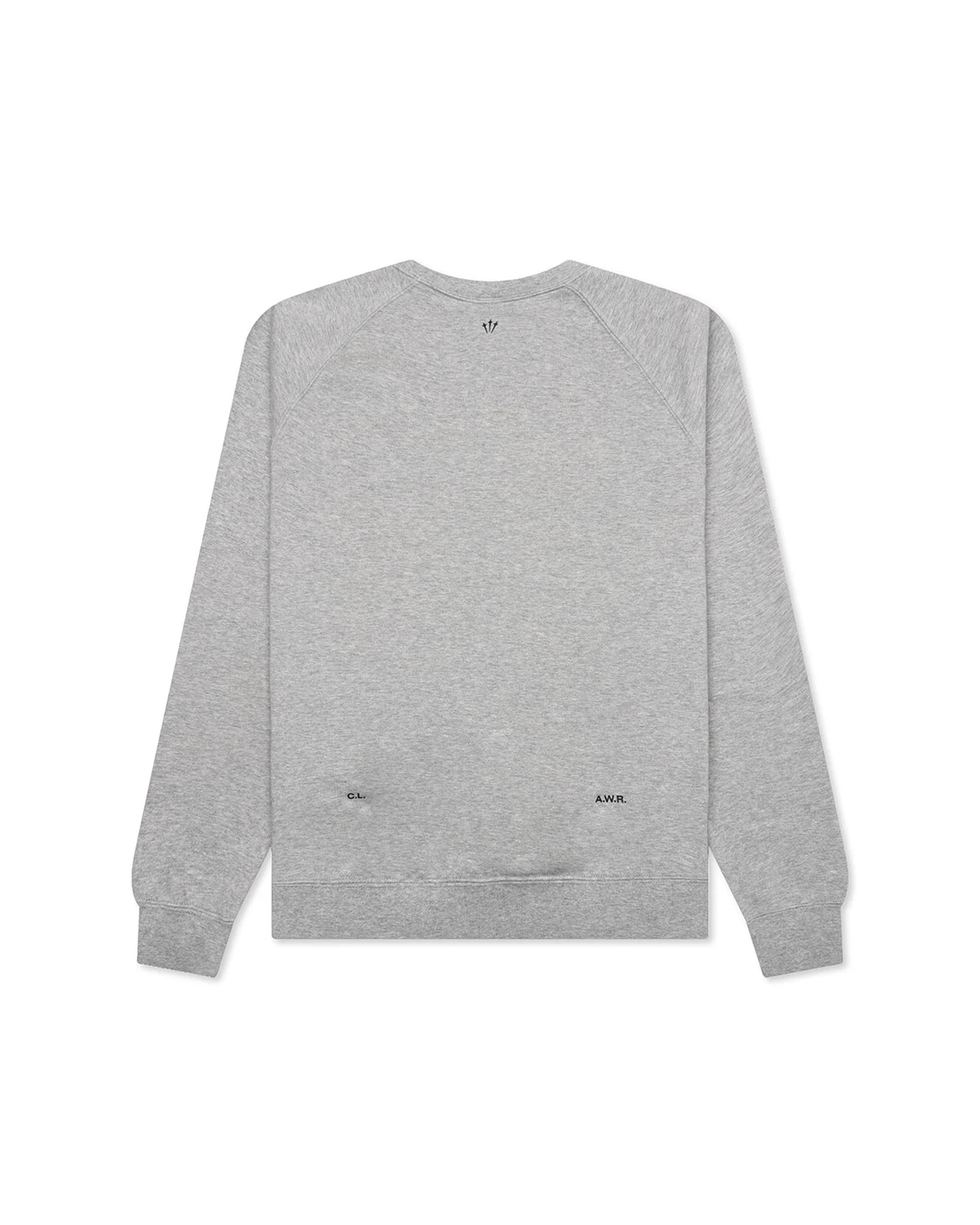 NOCTA Contrast Stitch Crewneck - Dark Grey Heather / Black