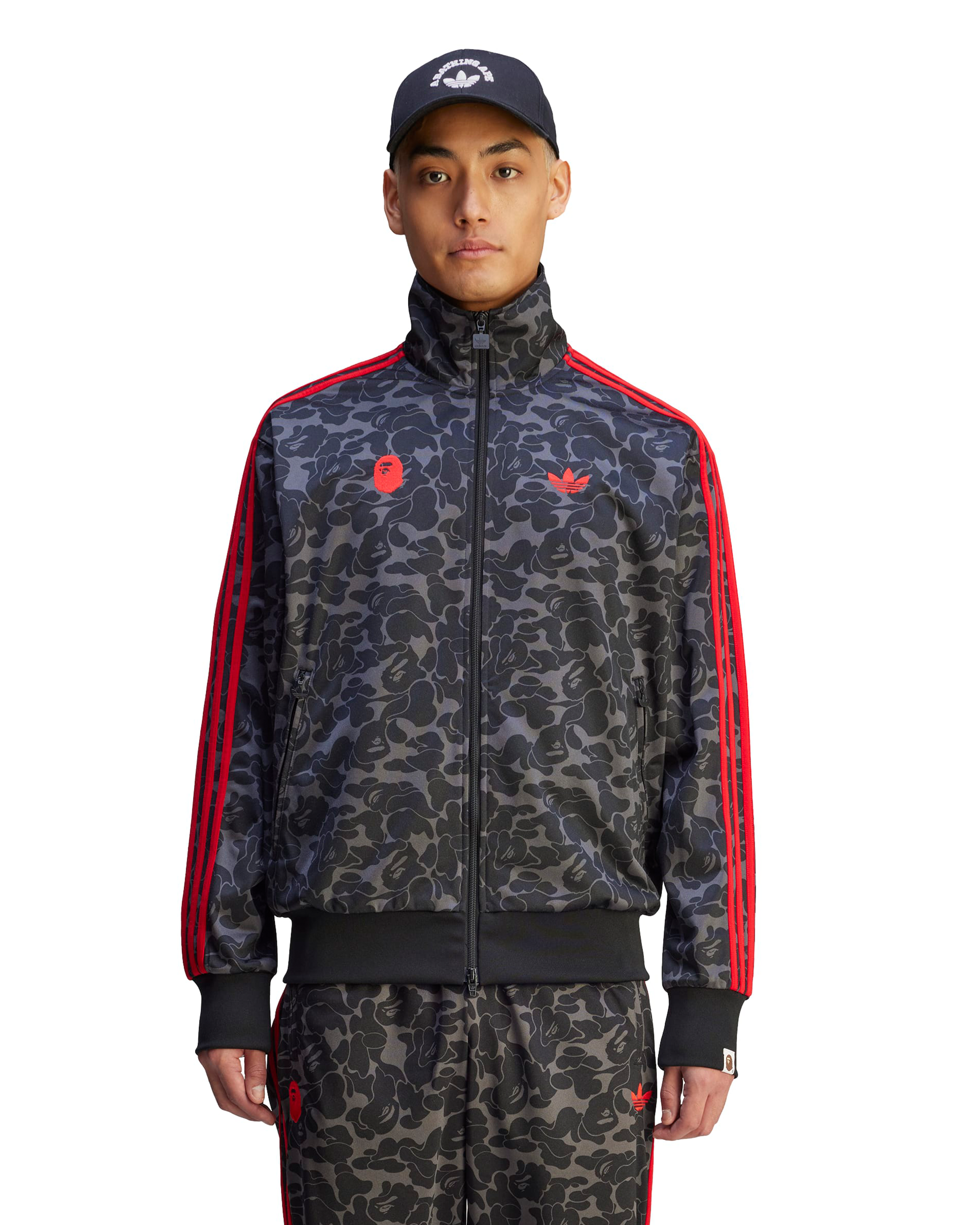 BAPE Football Tracktop - Black