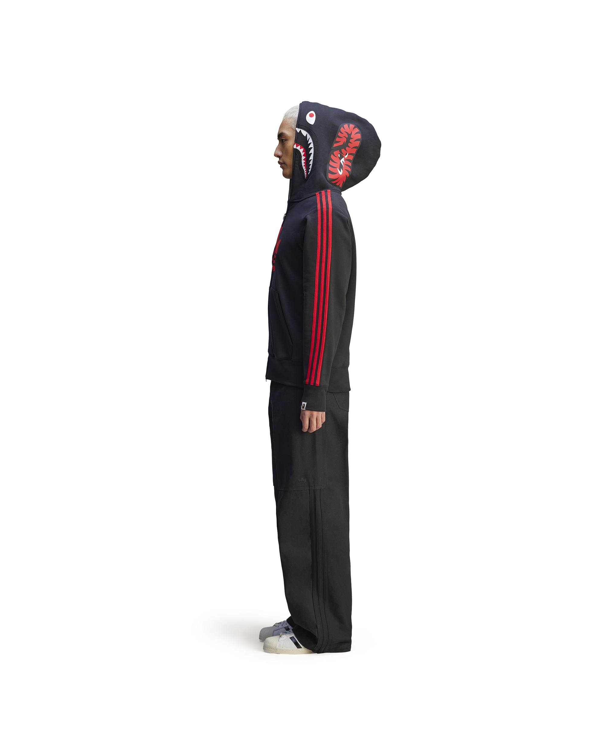 BAPE Shark Full Zip Hoodie - Black