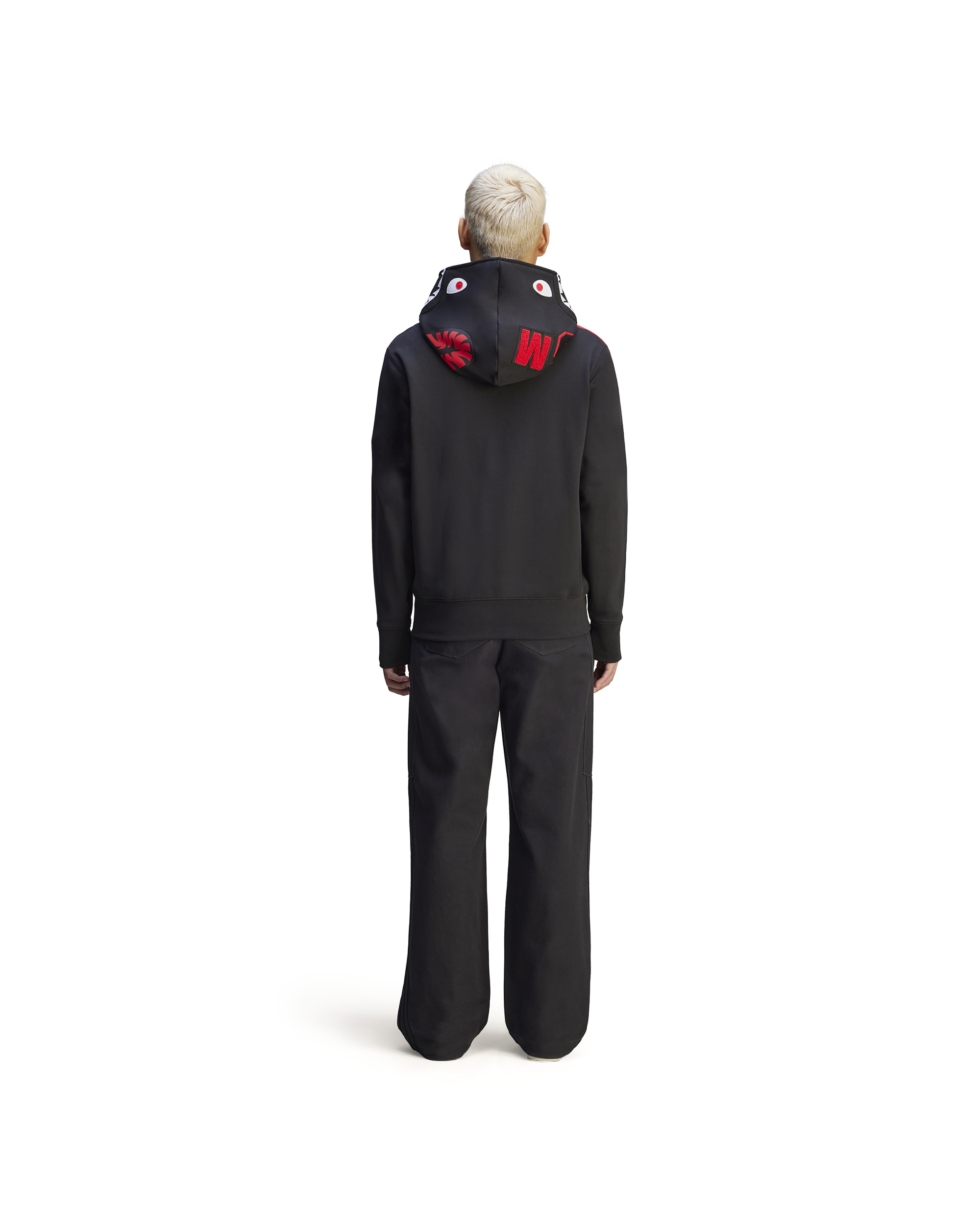 BAPE Shark Full Zip Hoodie - Black