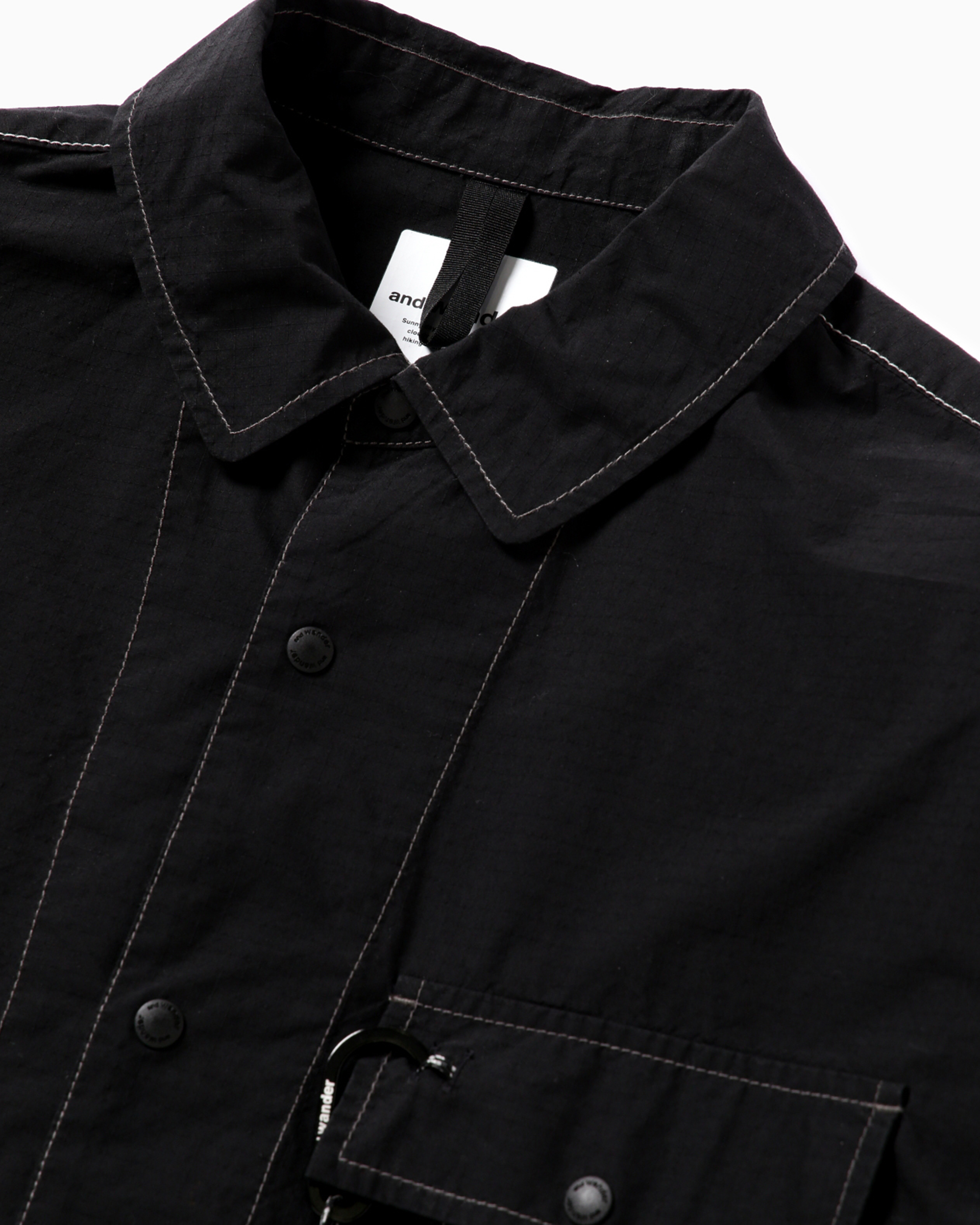CORDURA Cotton Rip Shirt Jacket - Black