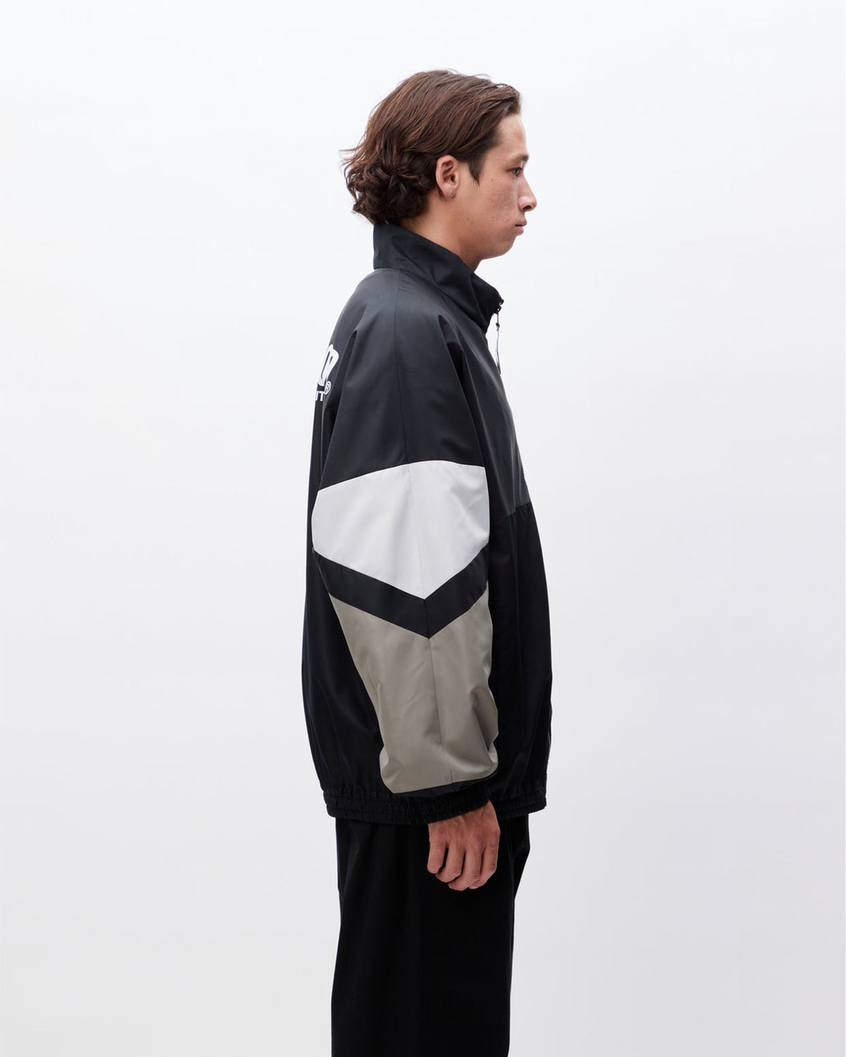 neith. Blocking Track Short Jacket(Gray) MEN