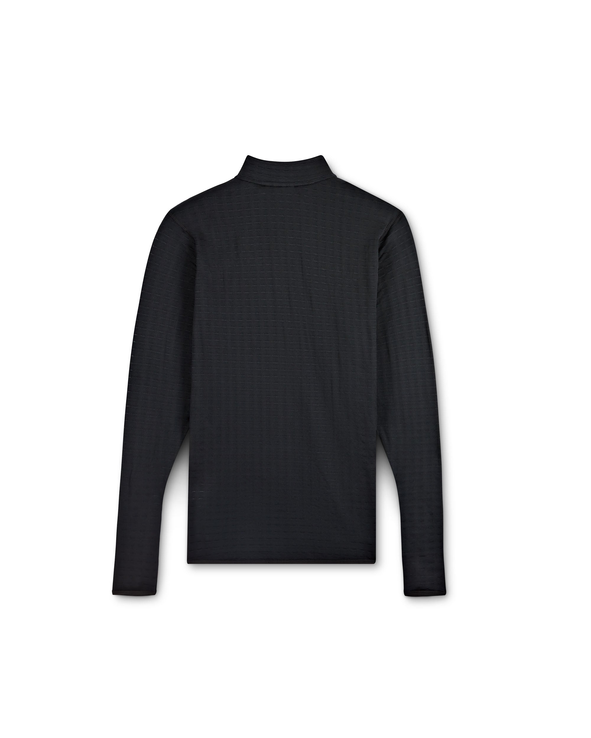 Patta Half-Zip Long Sleeve Top - Black