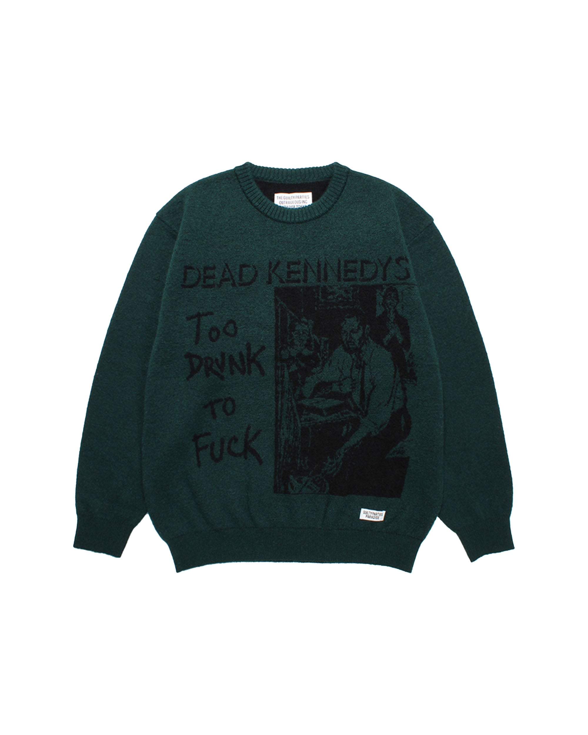 Dead Kennedys Mohair Crewneck - Green