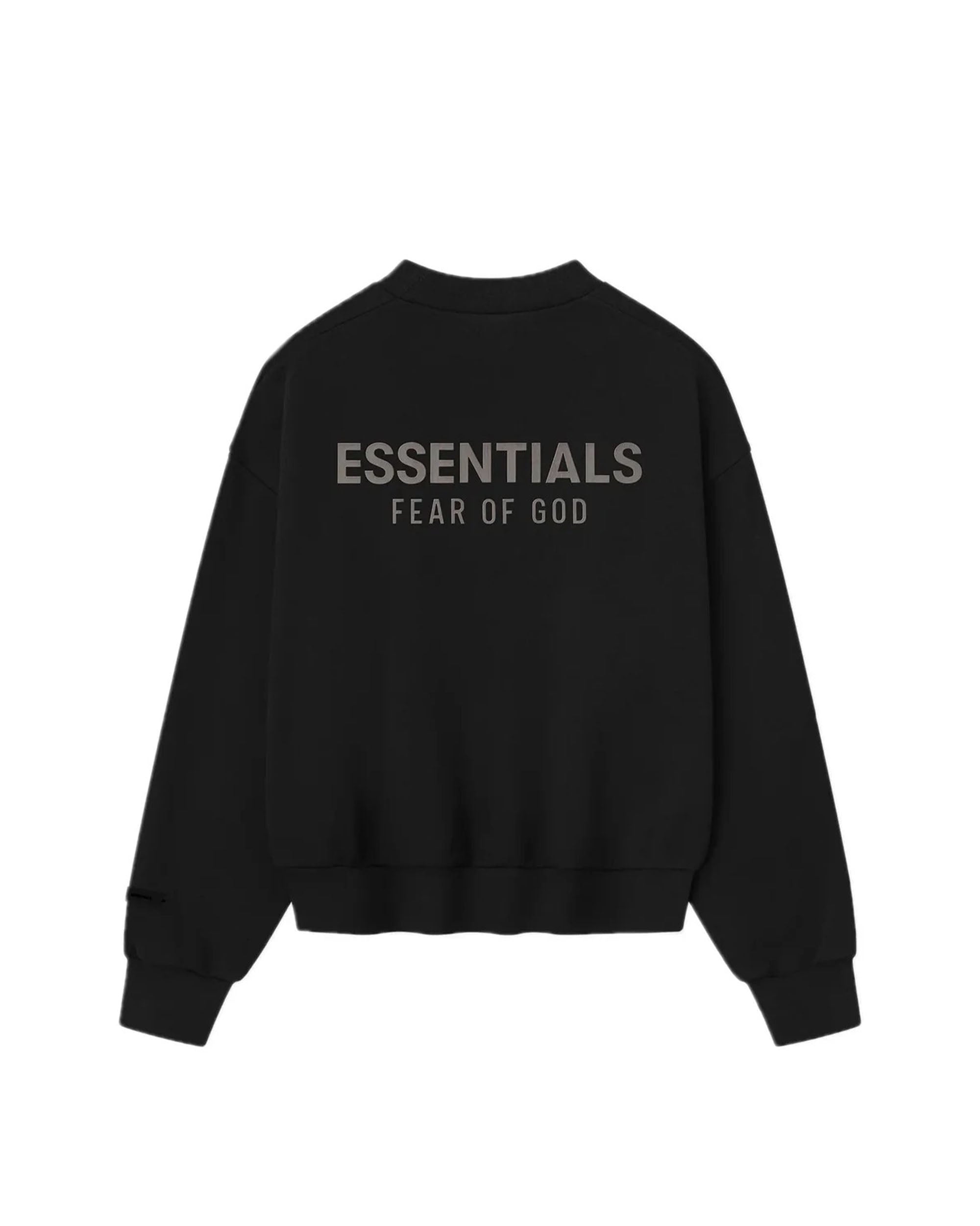 Classic Fit Crewneck - Jet Black