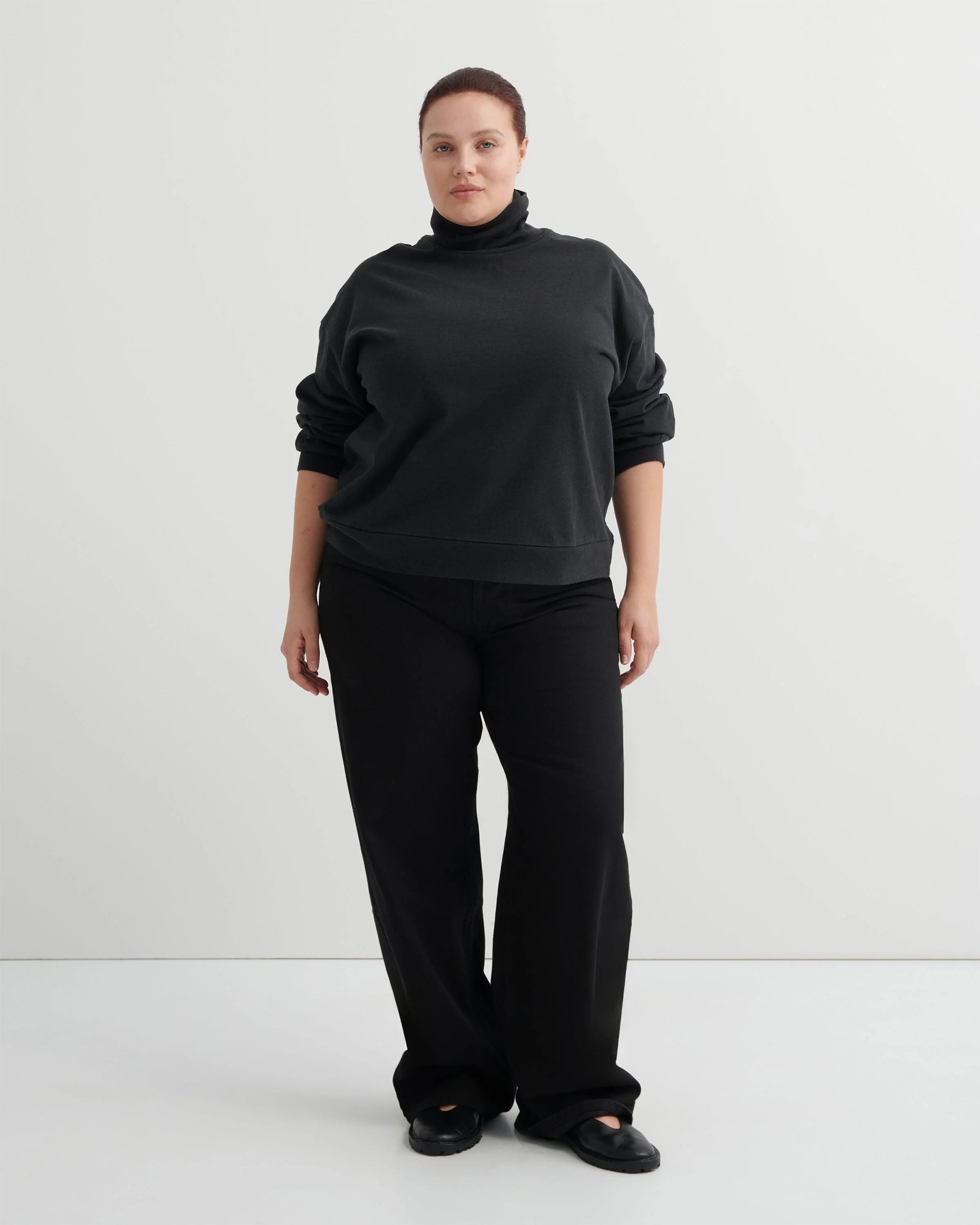 Intent Top - Charcoal Marle
