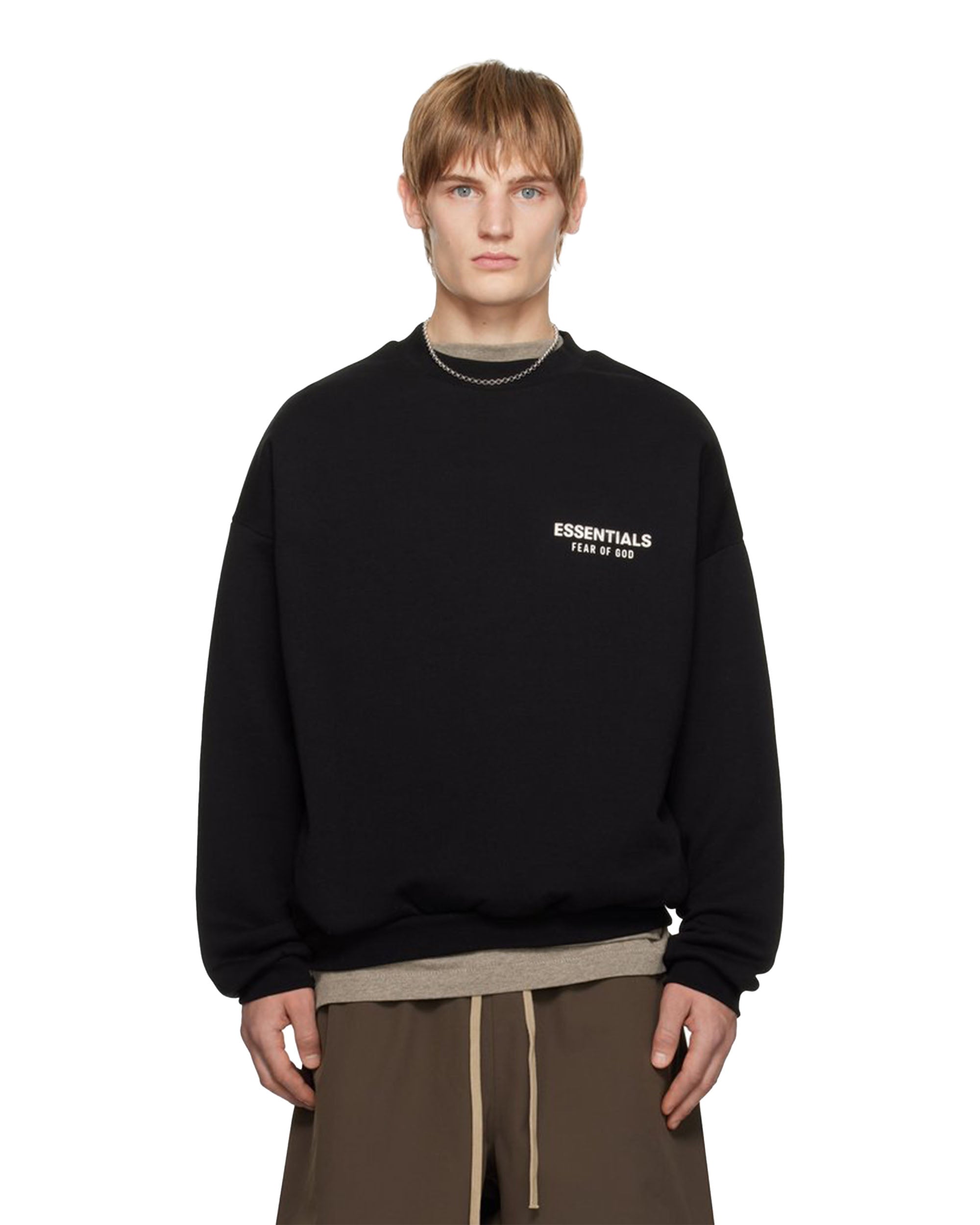 Fleece Crewneck - Black