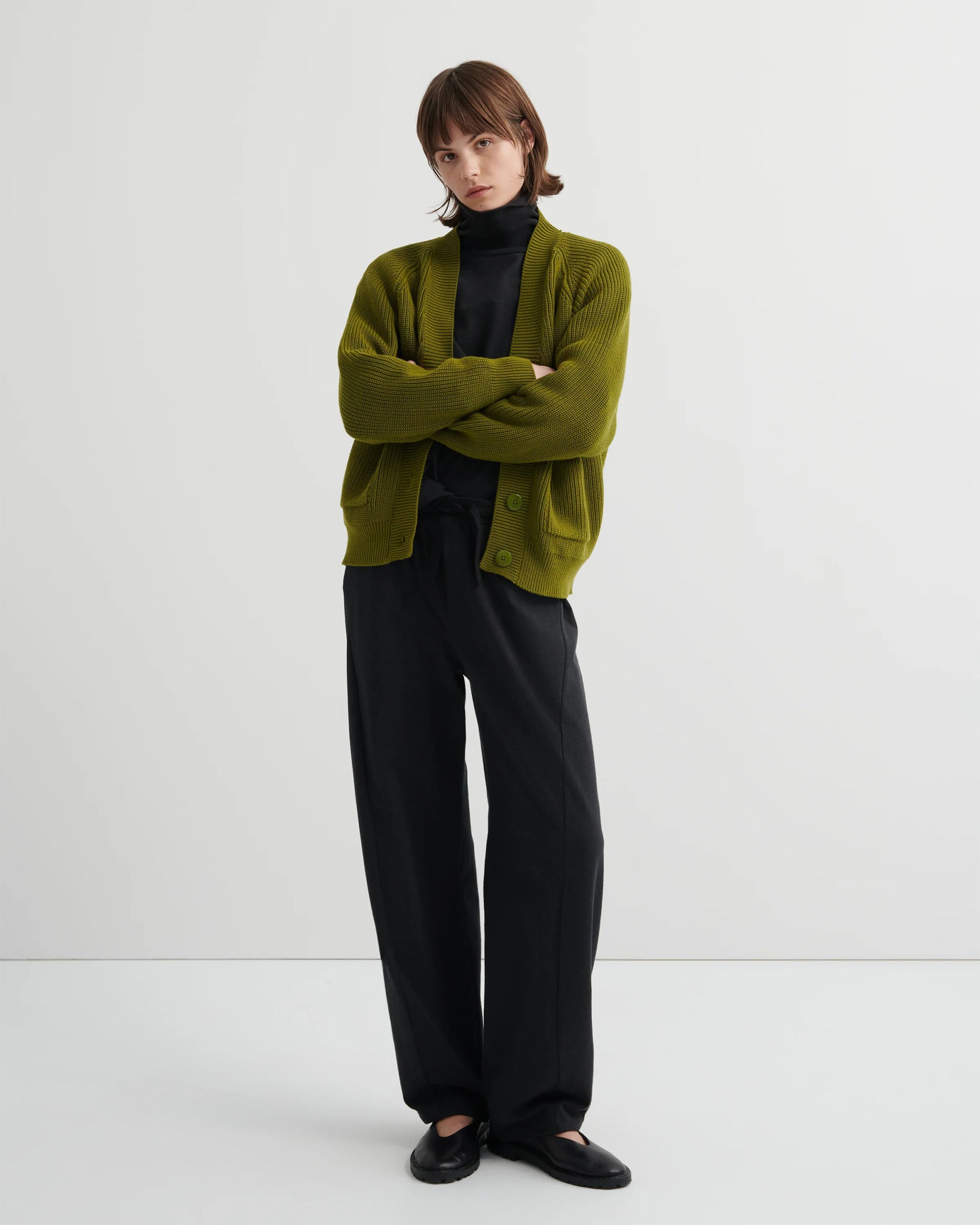 Intent Top - Charcoal Marle
