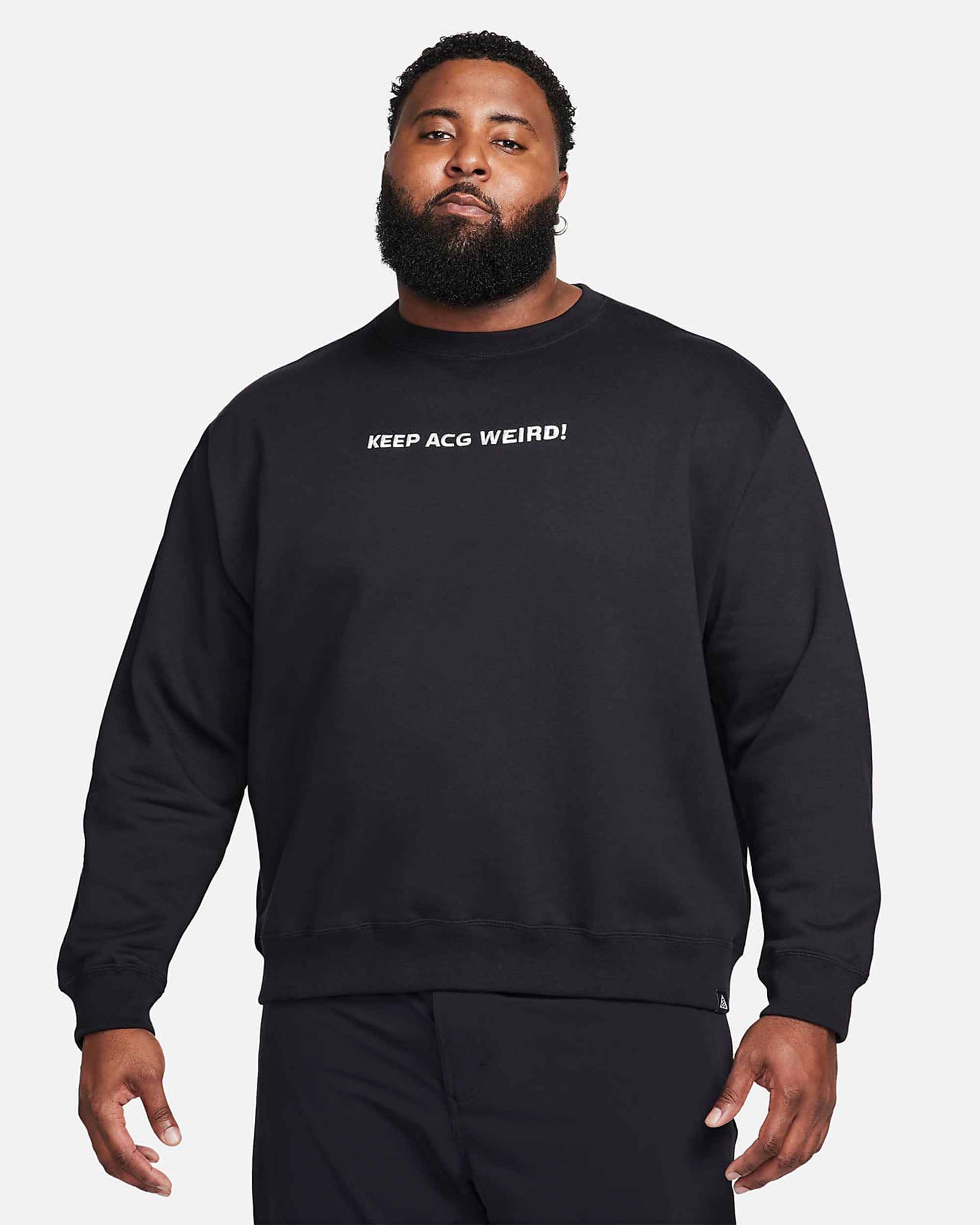 Weird Crewneck - Black / Summit White
