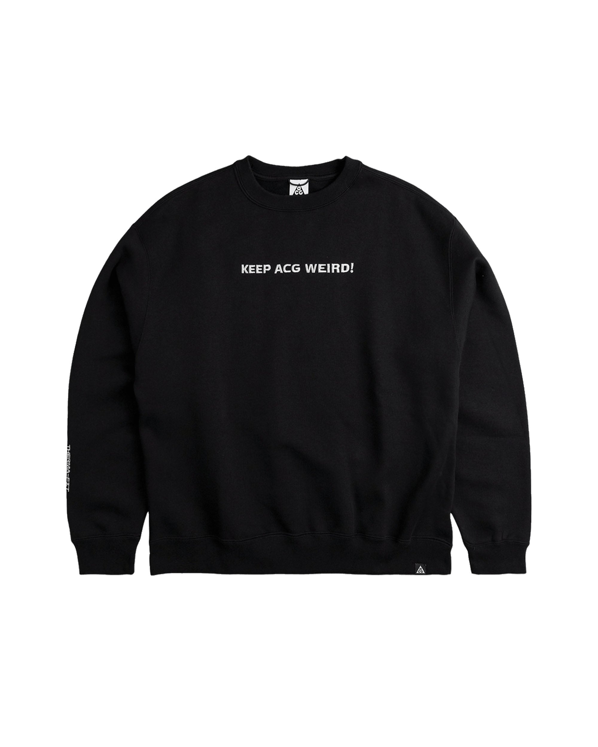 Weird Crewneck - Black / Summit White