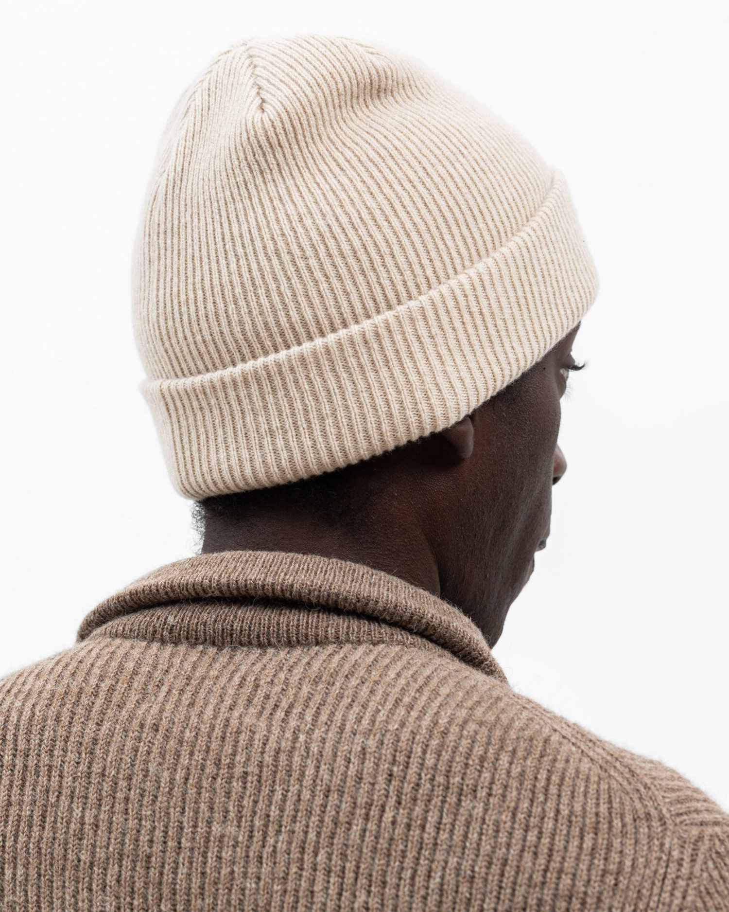 Merino Lambswool Beanie - Oatmeal