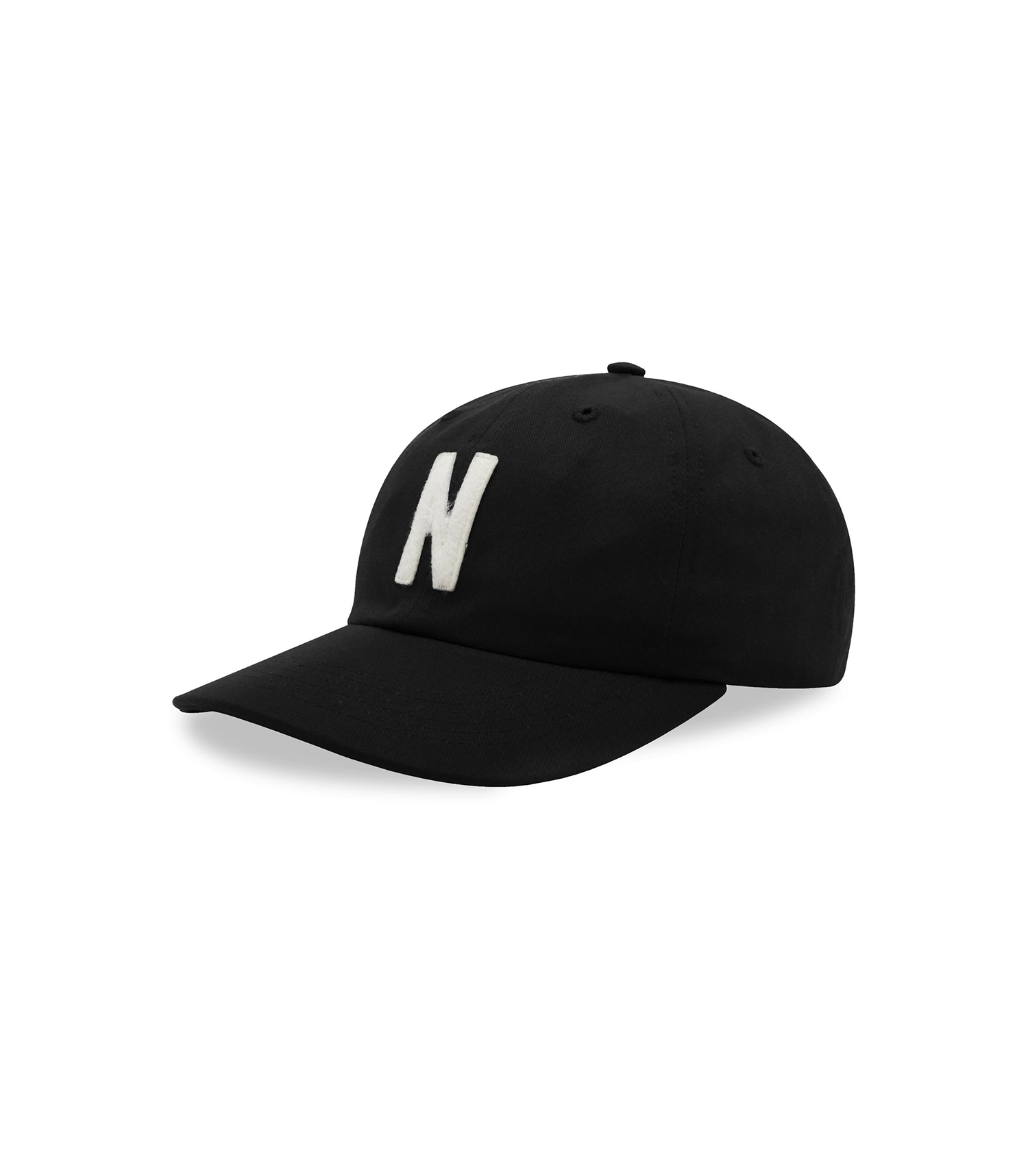 Felt N Twill Sports Cap - Black