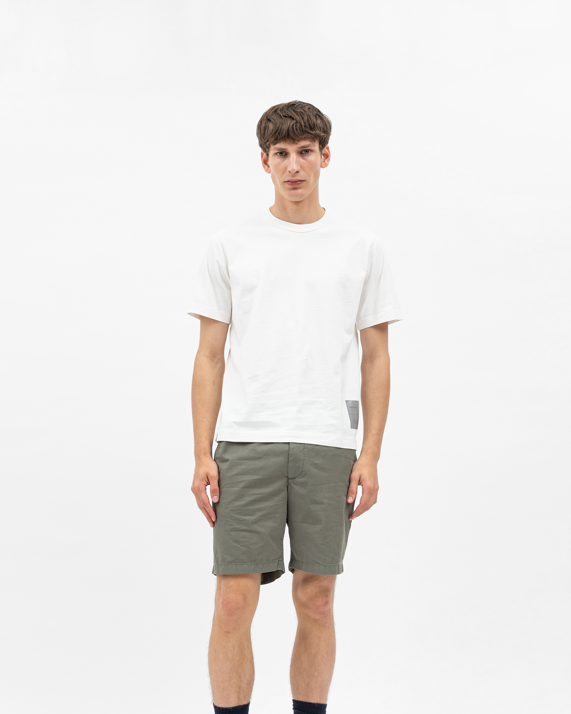 Holger Relaxed Organic Heavy Tab T-shirt - White