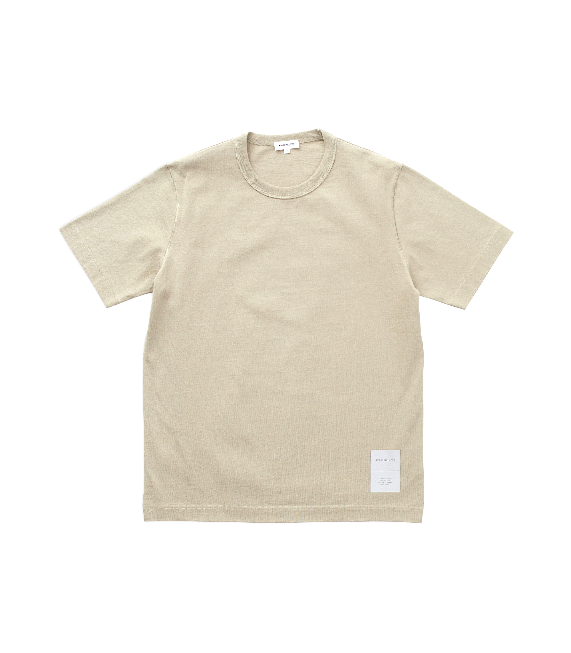 Holger Relaxed Organic Heavy Tab T-shirt - Sand