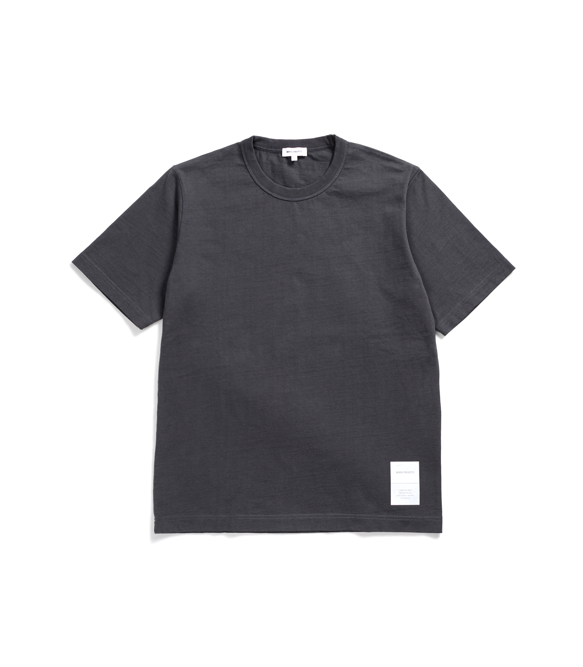 Holger Relaxed Organic Heavy Tab T-shirt - Battleship Grey