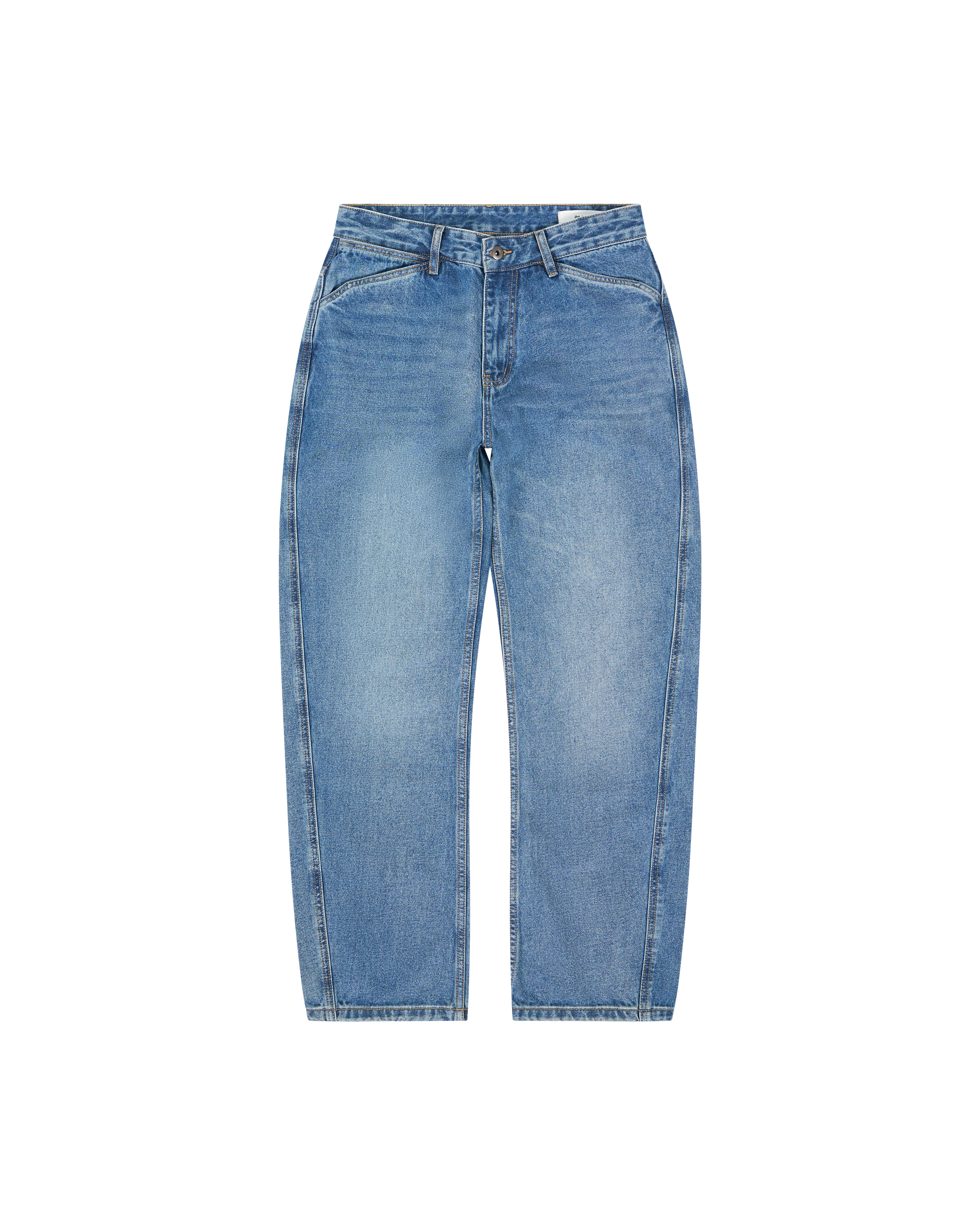 Straight Cut Denim - Washed Indigo
