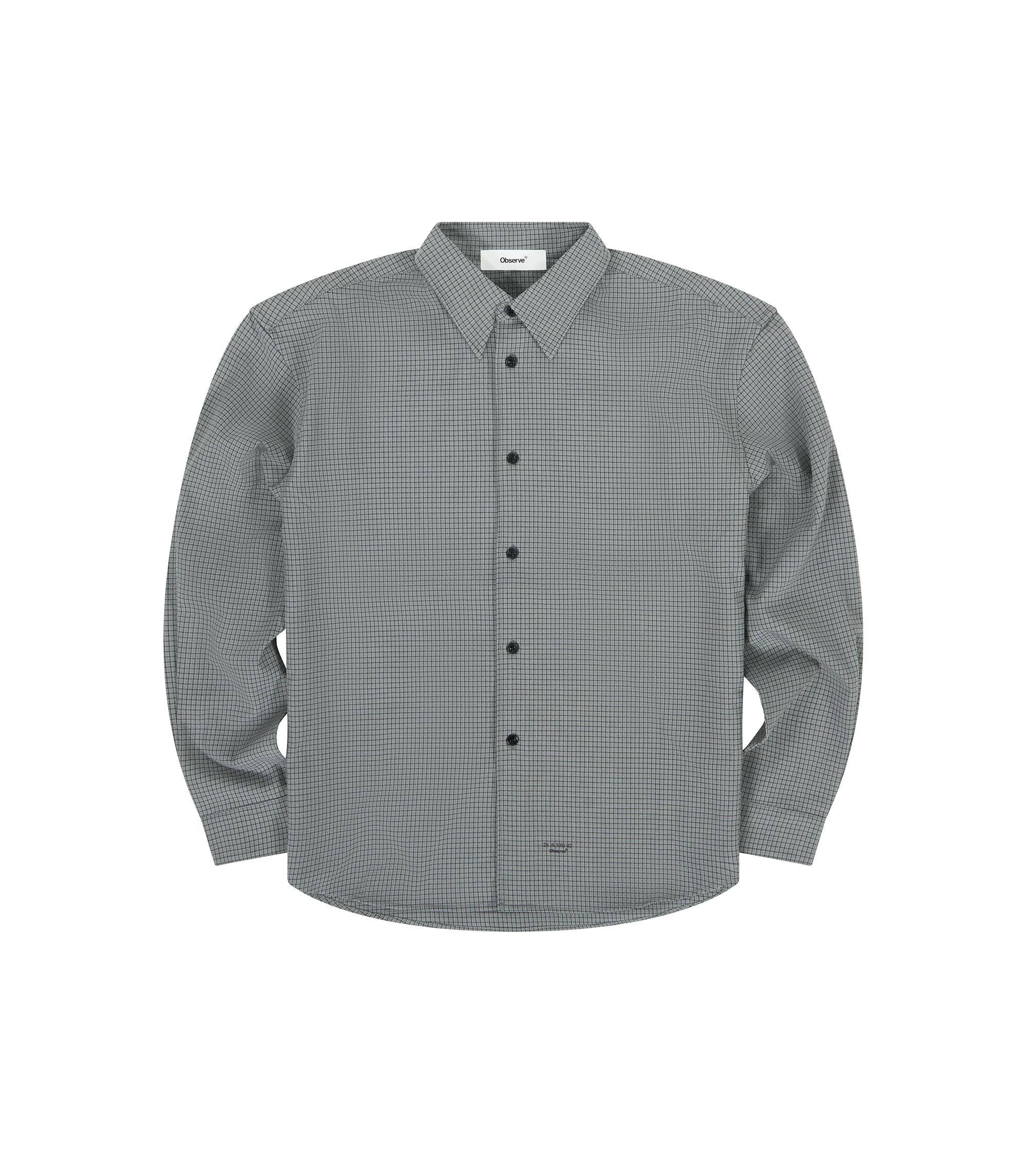 Check Shirt - Charcoal / Black