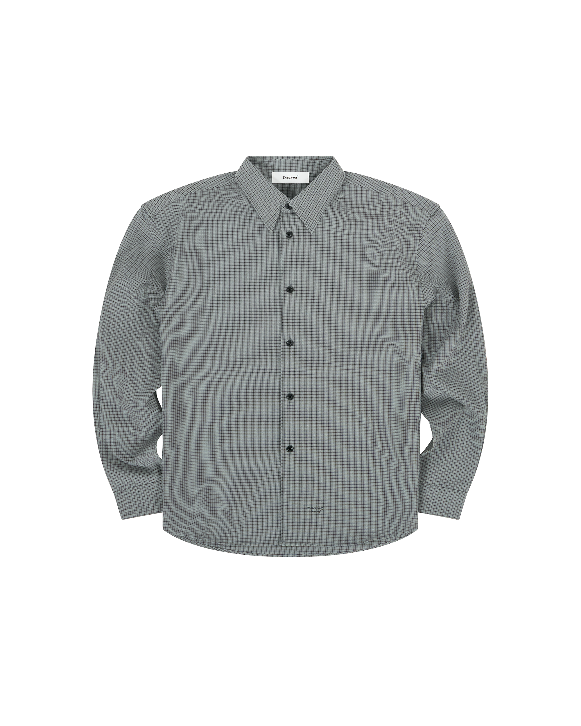 Check Shirt - Charcoal / Black