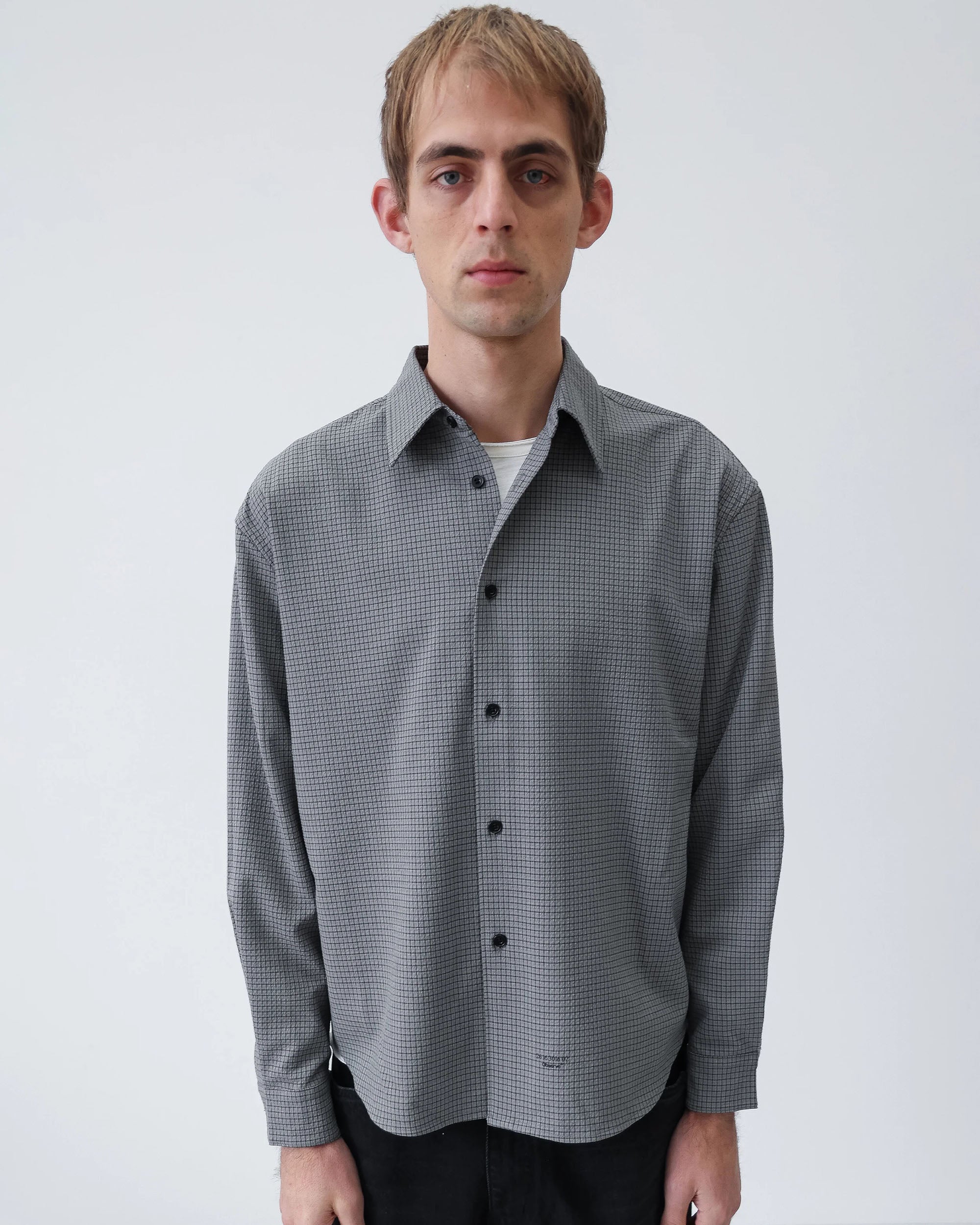 Check Shirt - Charcoal / Black