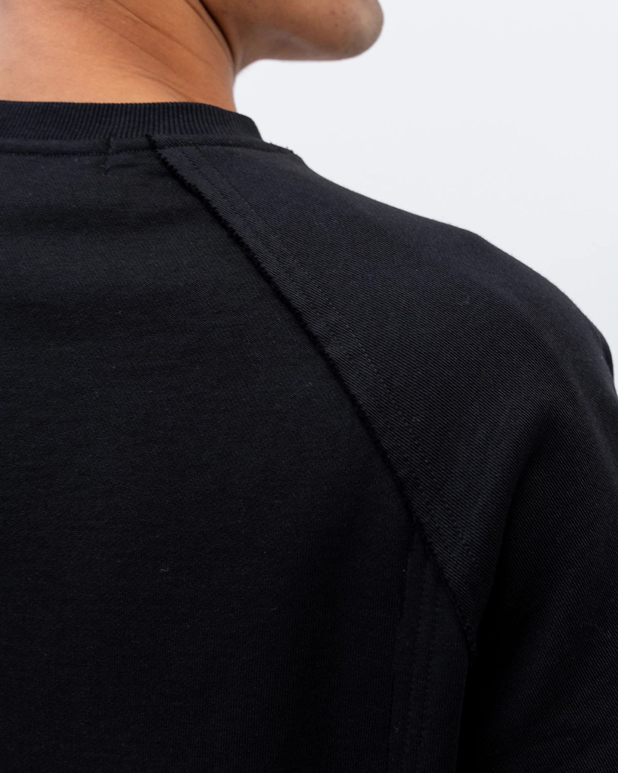 Layered Crewneck - Black