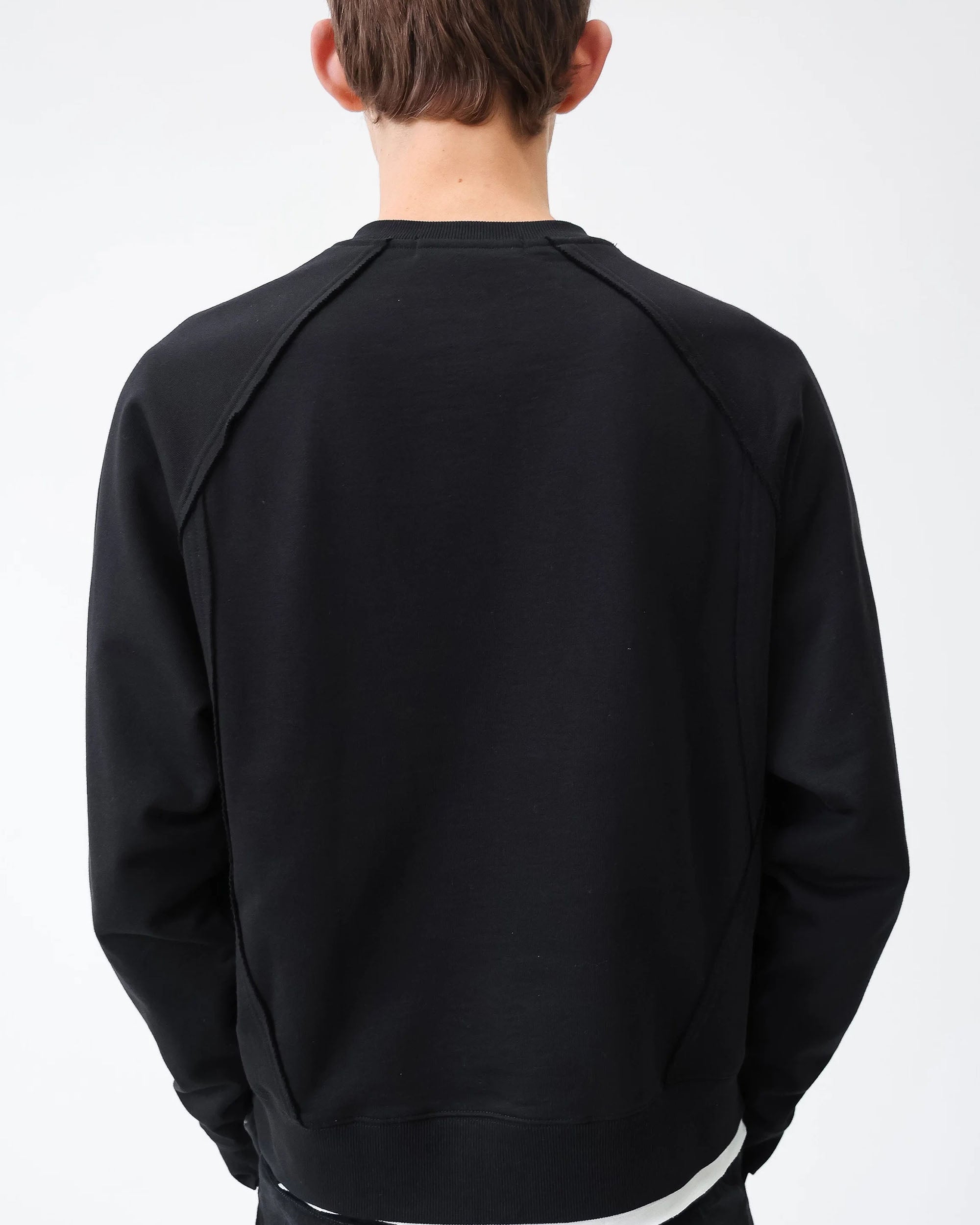 Layered Crewneck - Black