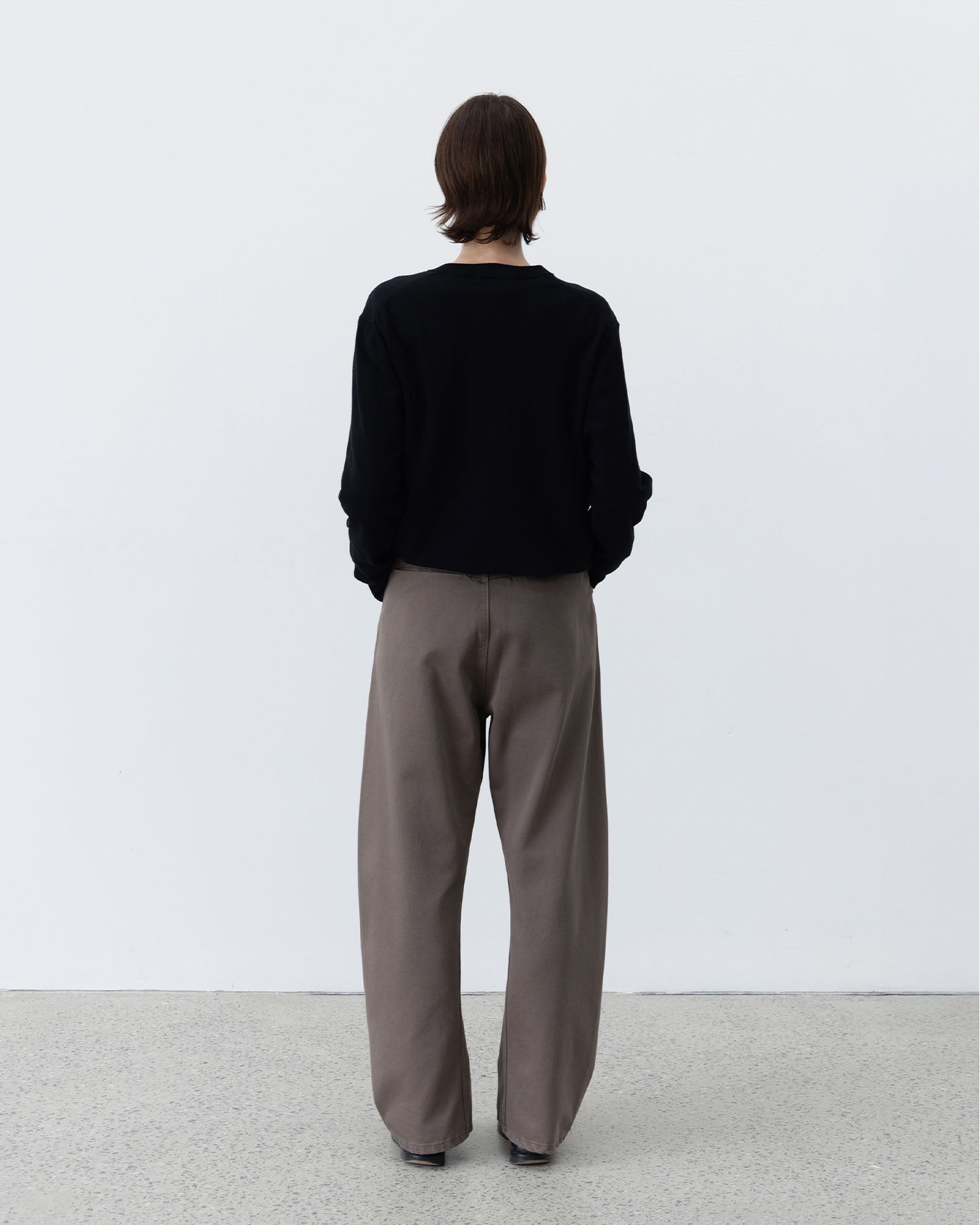 Twisted Cambia Denim Pant - Taupe