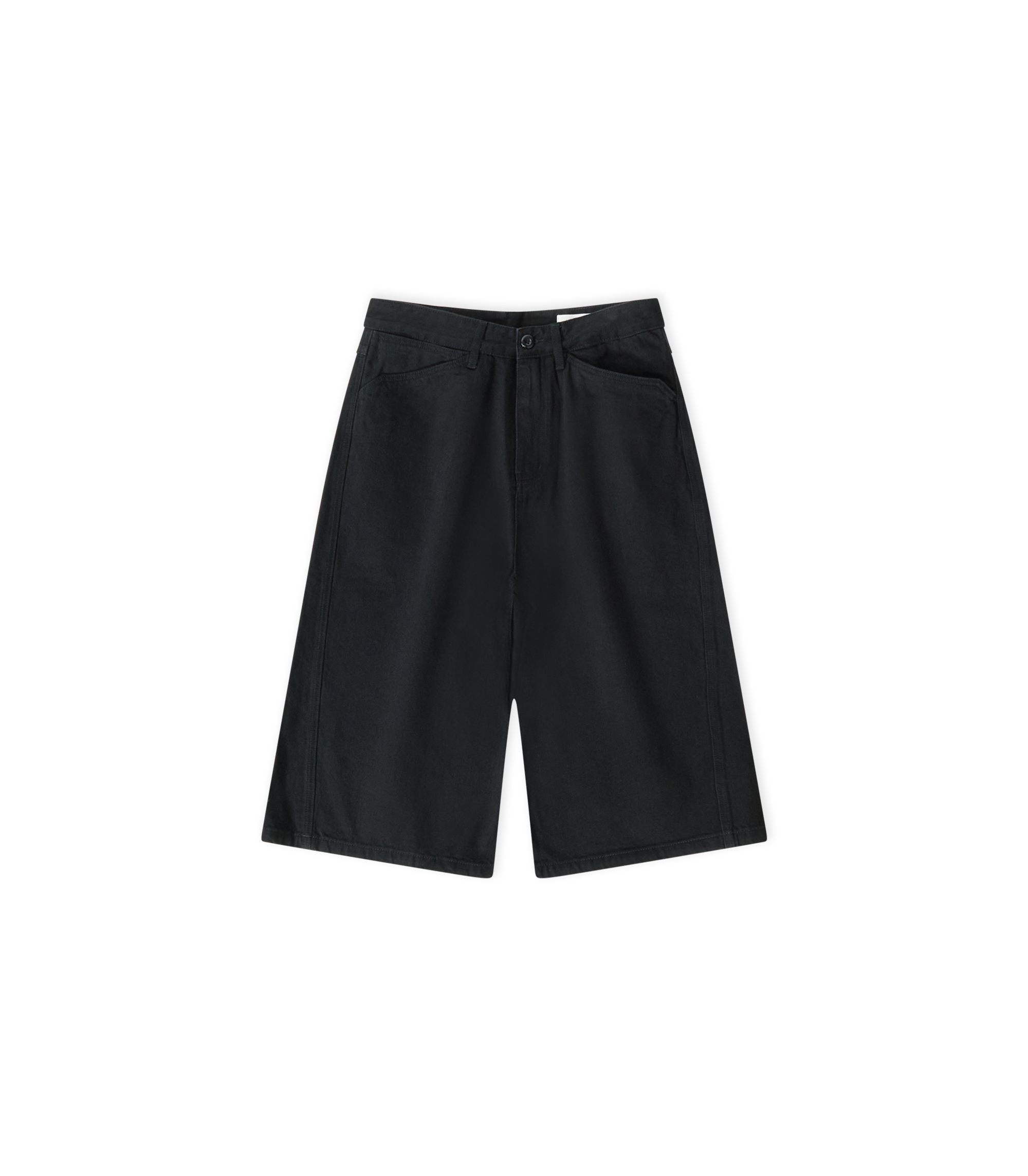 Twisted Denim Short - Black