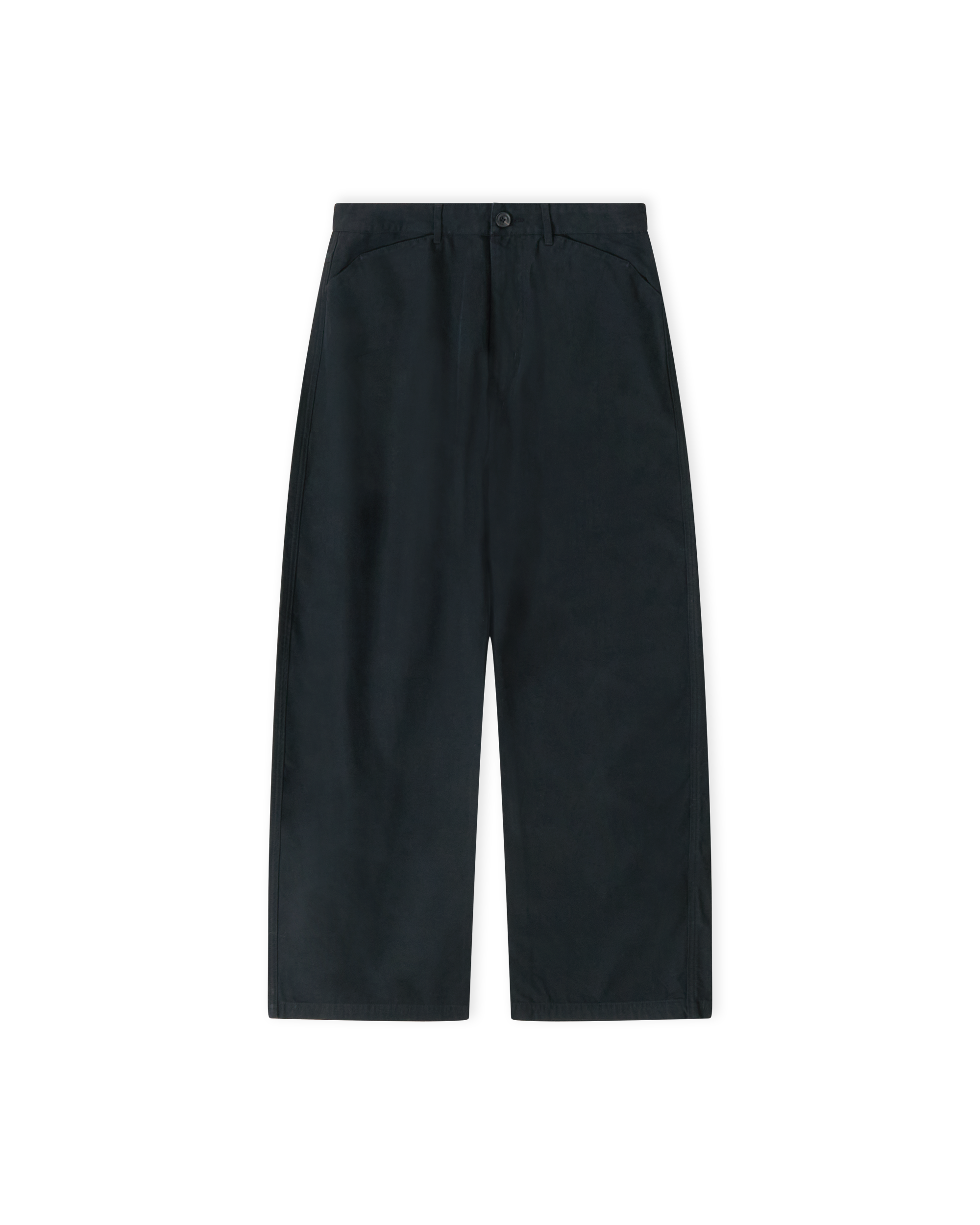 Reverse Twill Barrel Pant - Black
