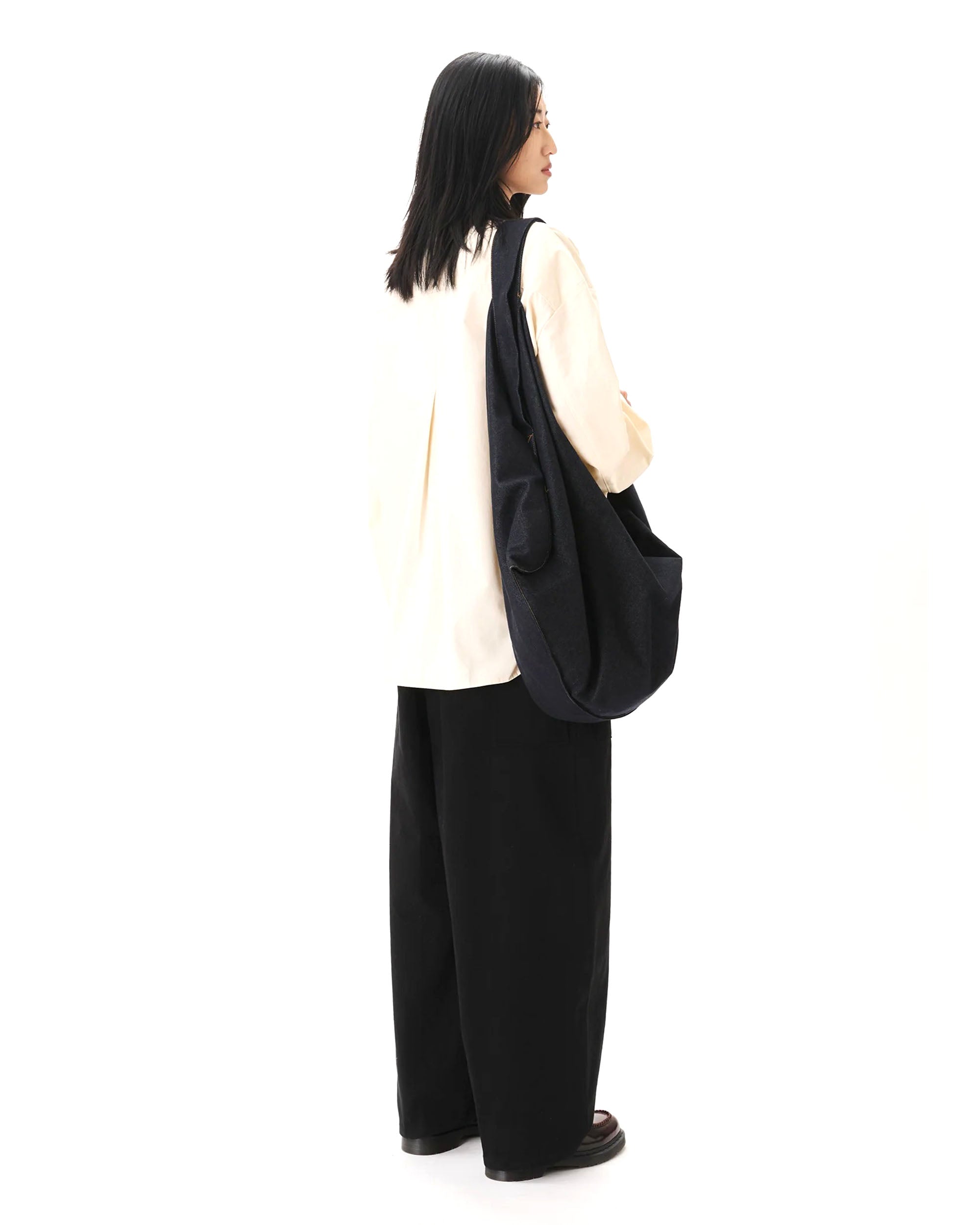 Boxy Pleated Shirt - Off White
