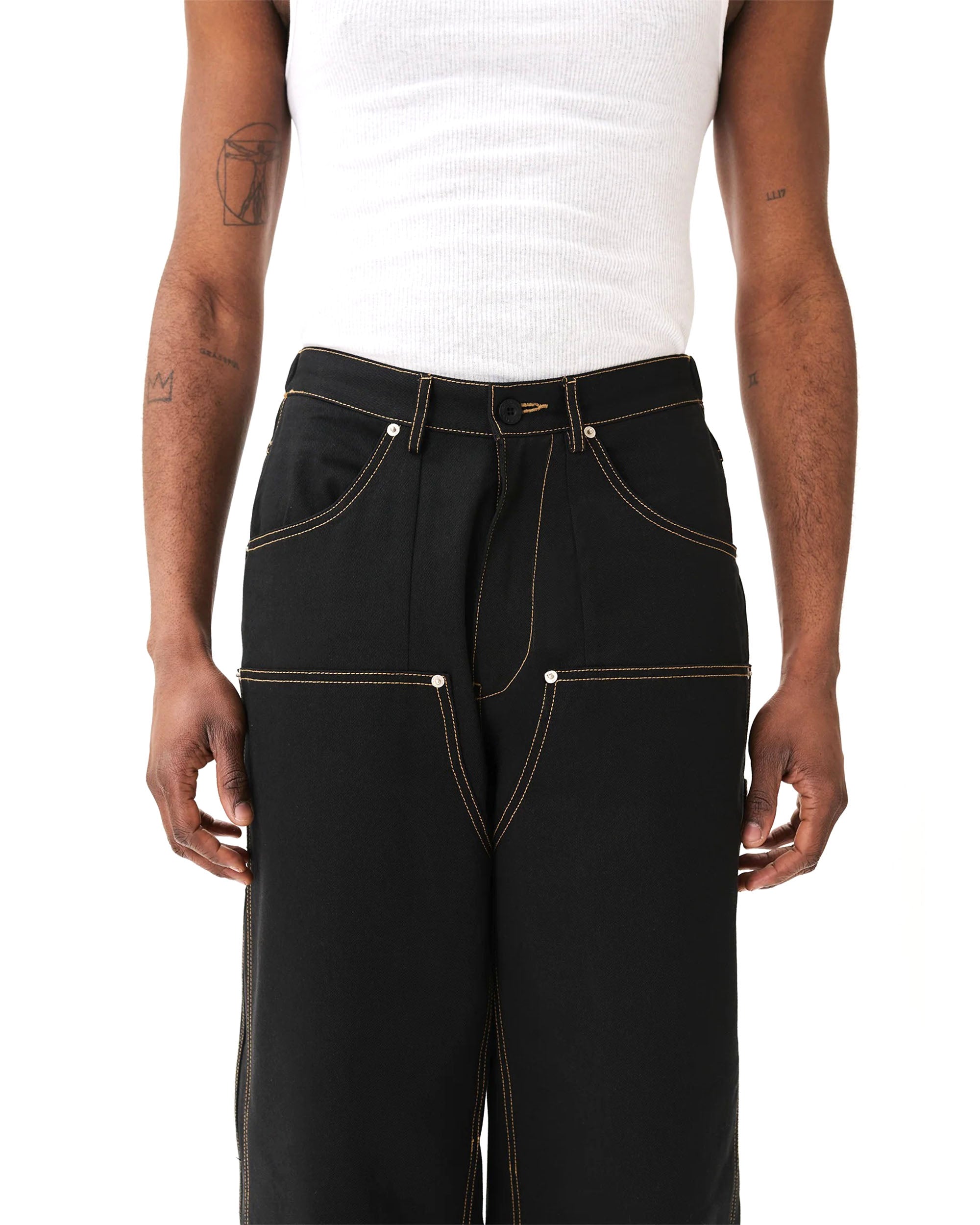 Carpenter Balloon Pants - Black