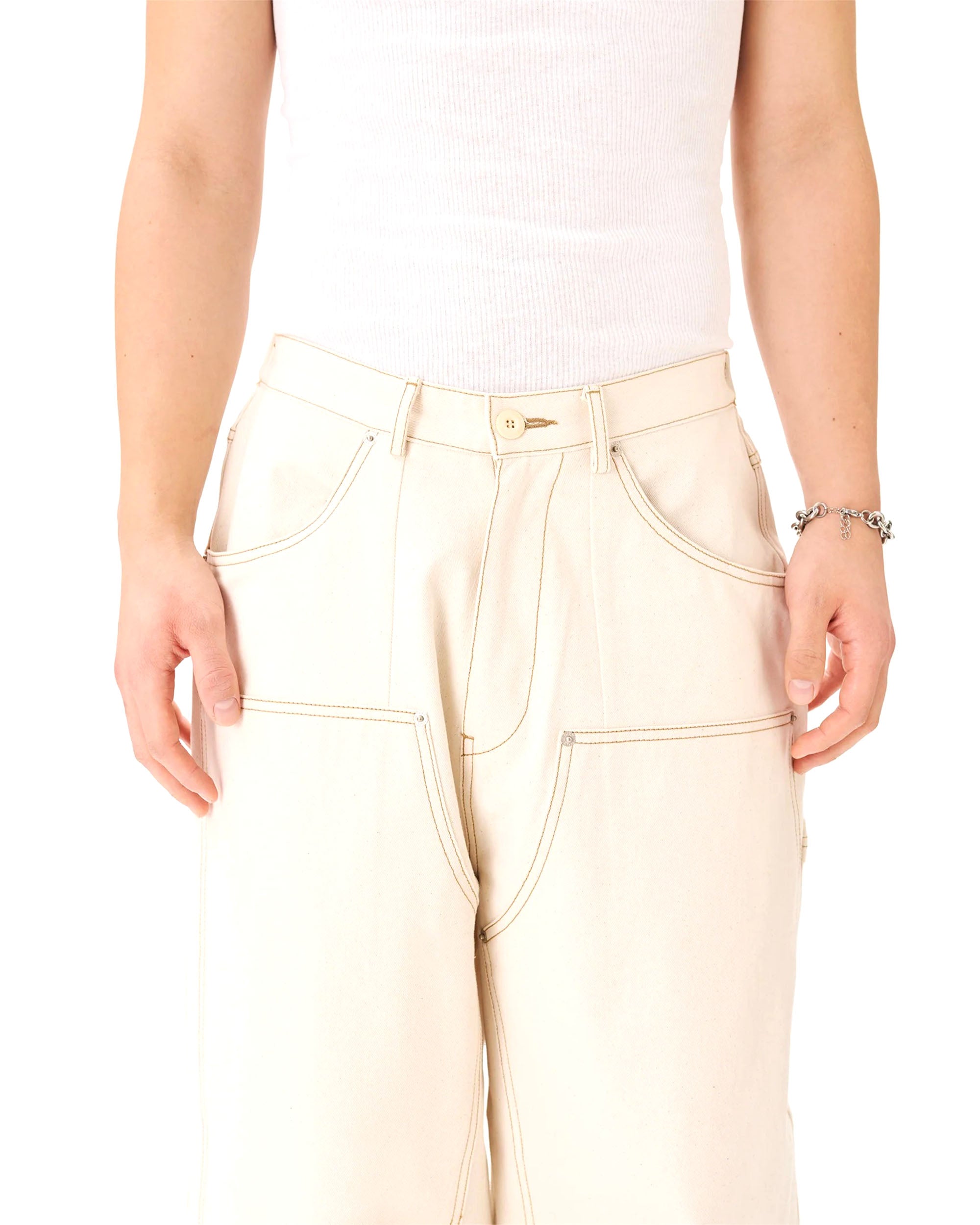 Carpenter Balloon Pants - Oatmeal