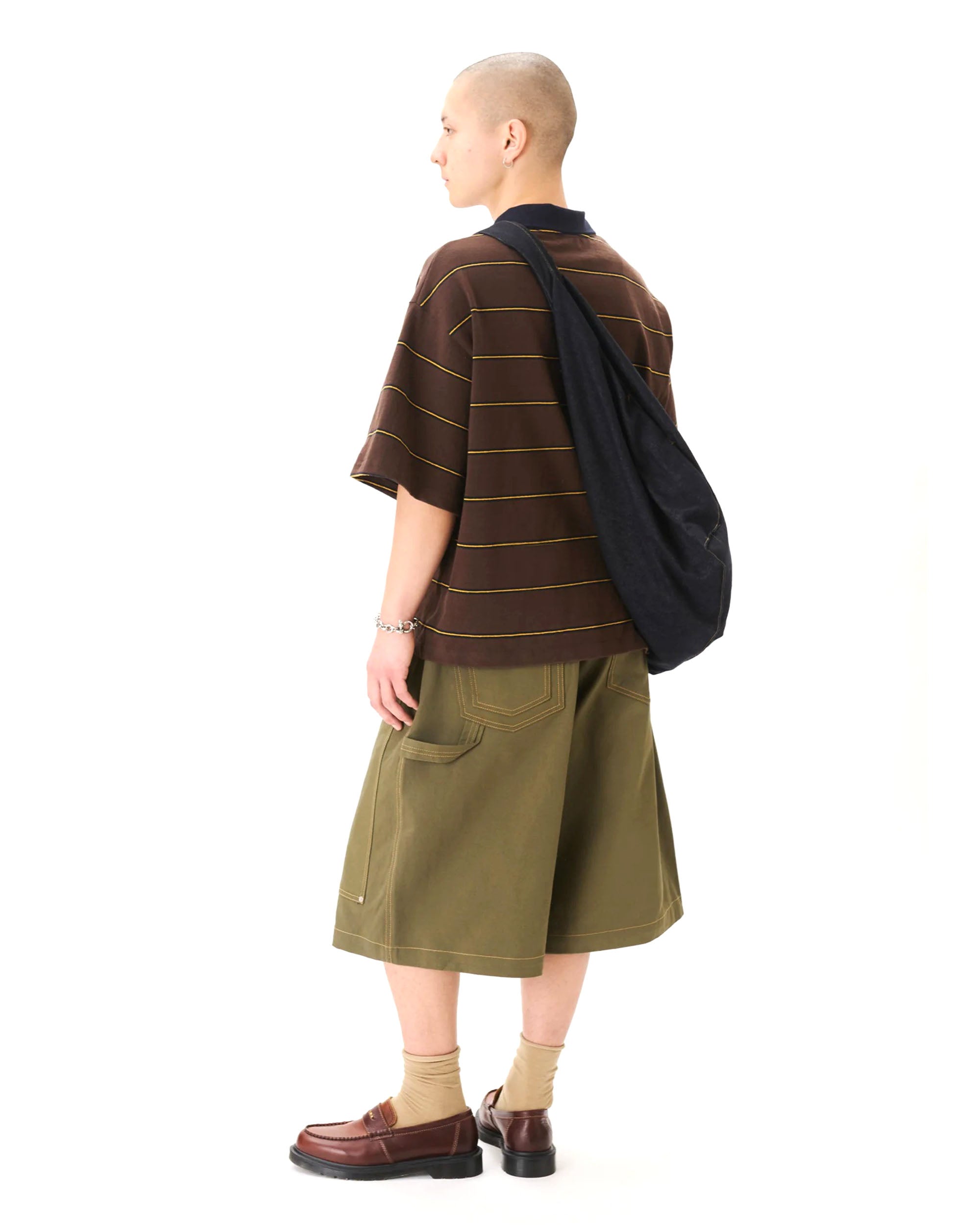 Carpenter Wide Shorts - Khaki