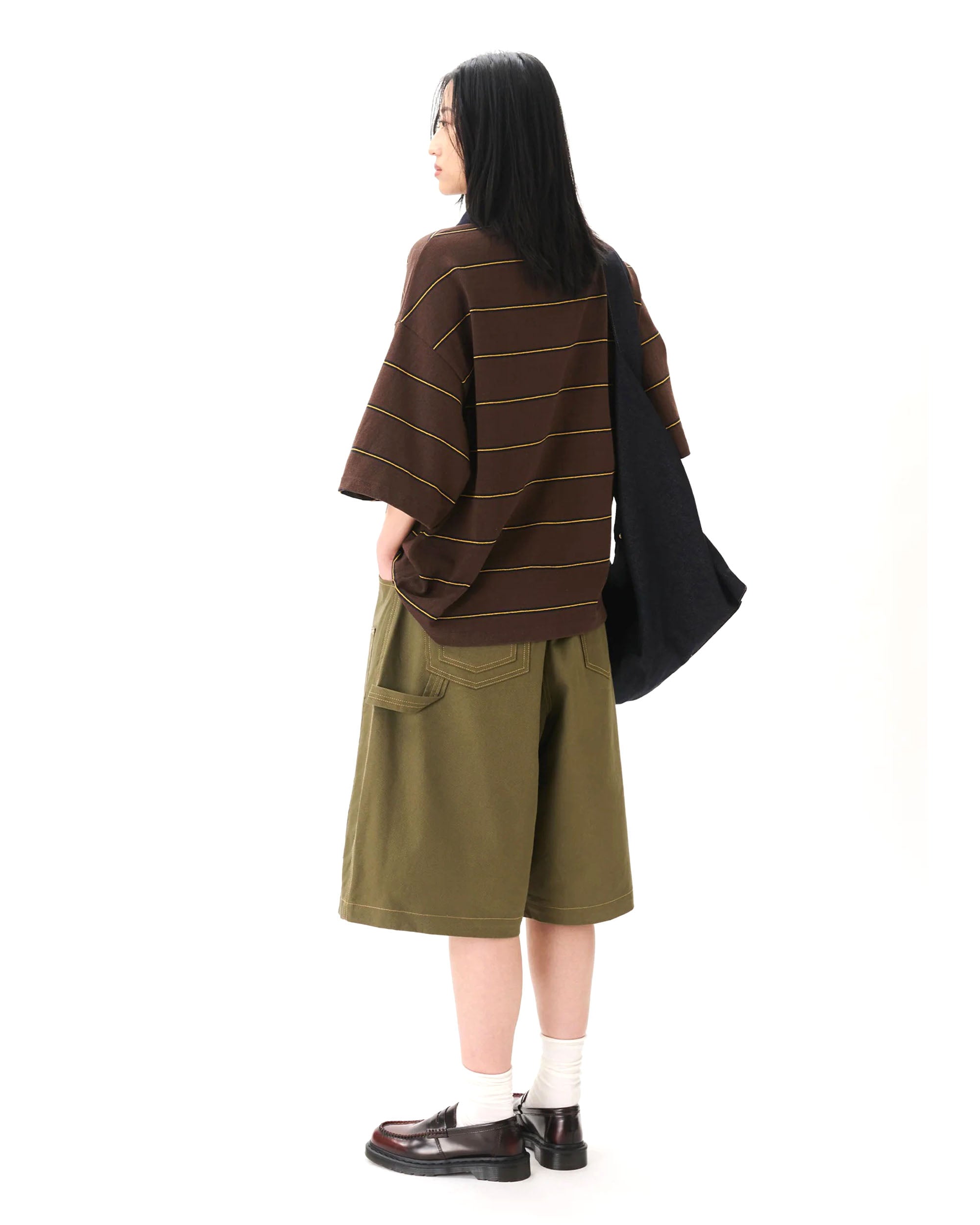Carpenter Wide Shorts - Khaki