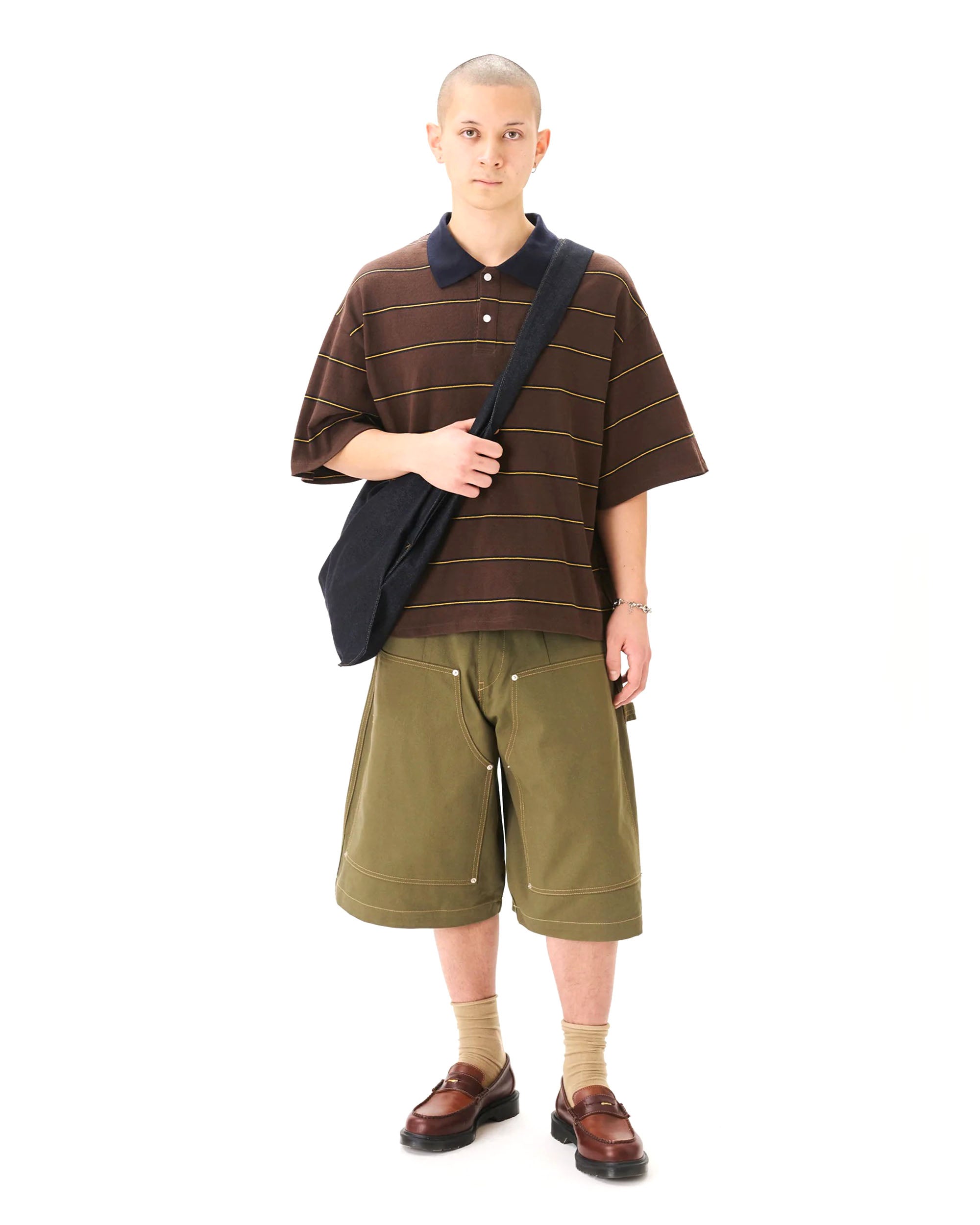 Carpenter Wide Shorts - Khaki