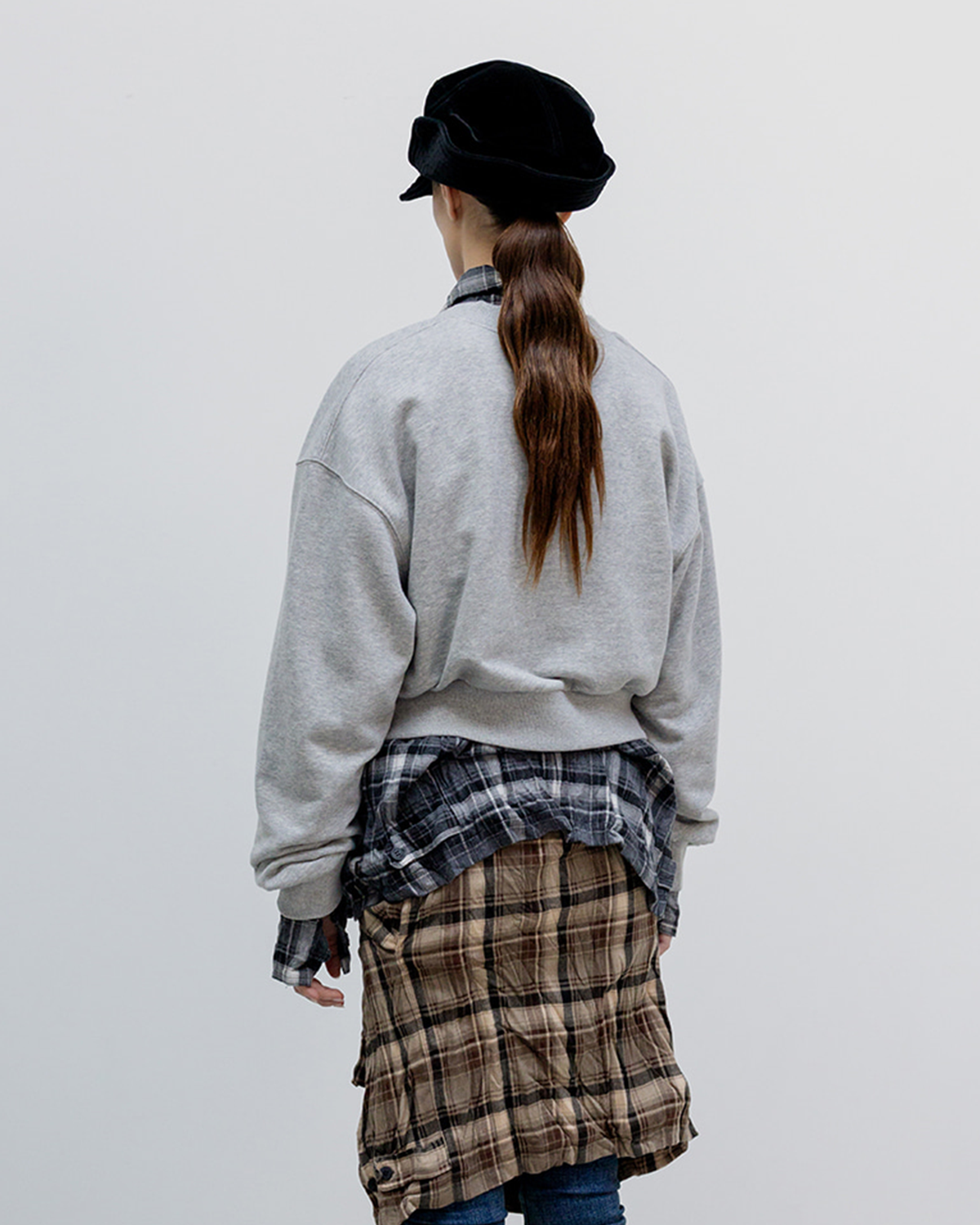 Wire Bucket Beret - Black