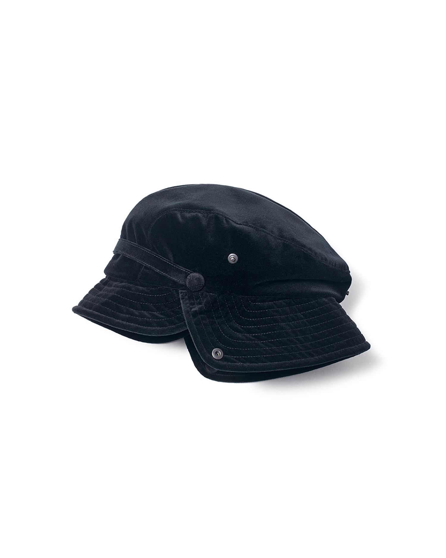 Wire Bucket Beret - Black
