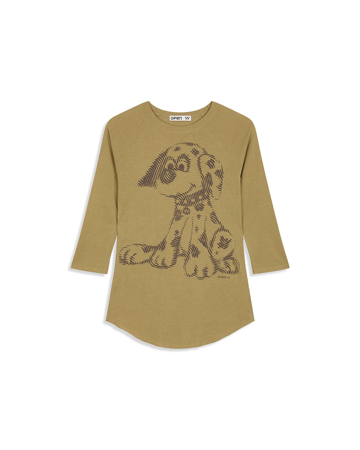 Pet Club Dalmatian Doodle T-Shirt - Mustard
