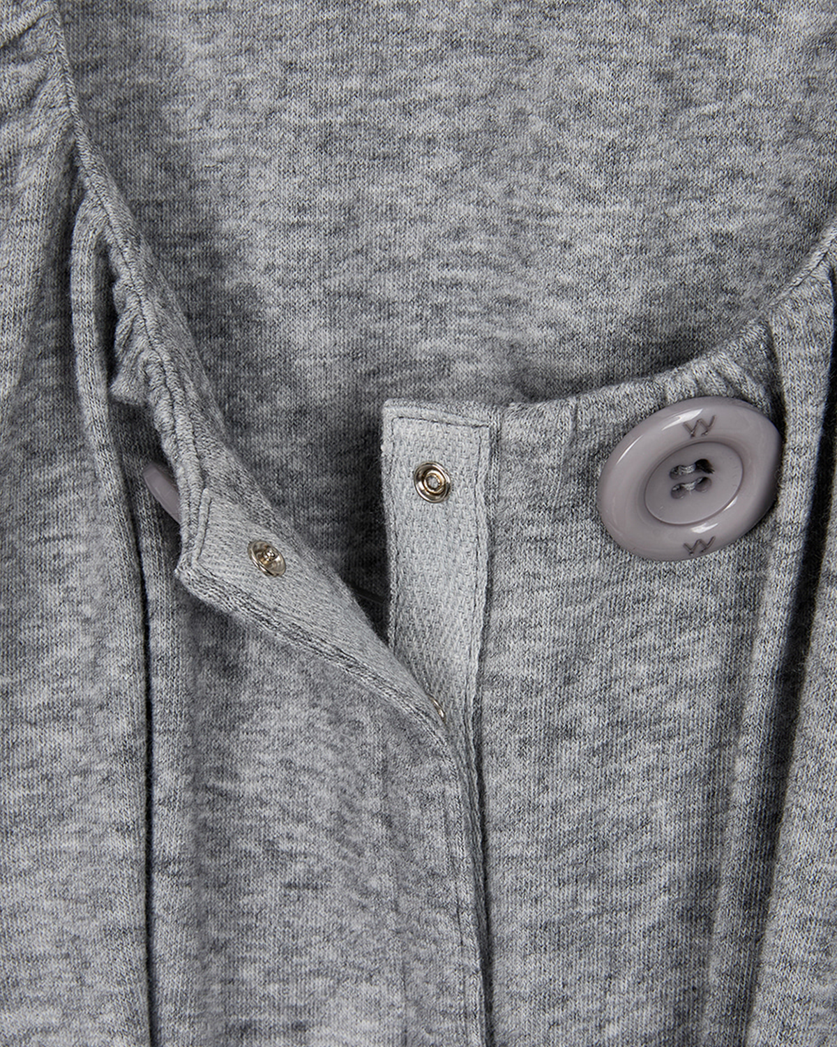 Shirred Jersey Tank - Grey