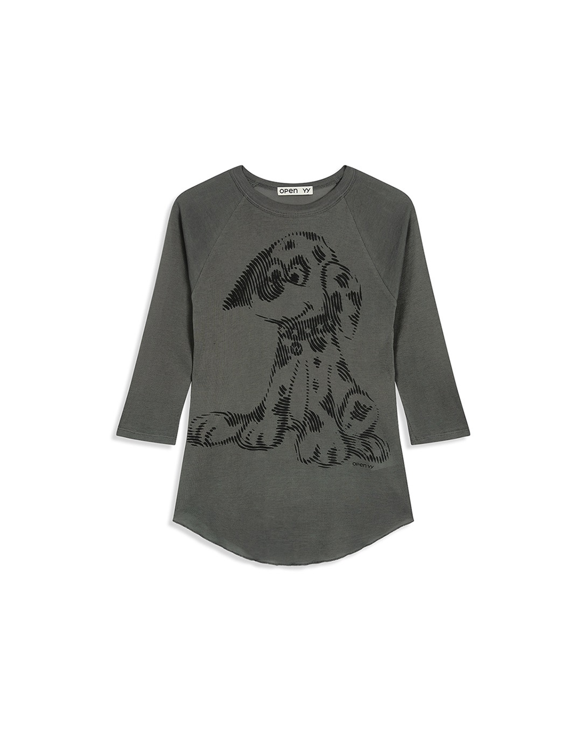 Pet Club Dalmatian Doodle T-Shirt - Charcoal