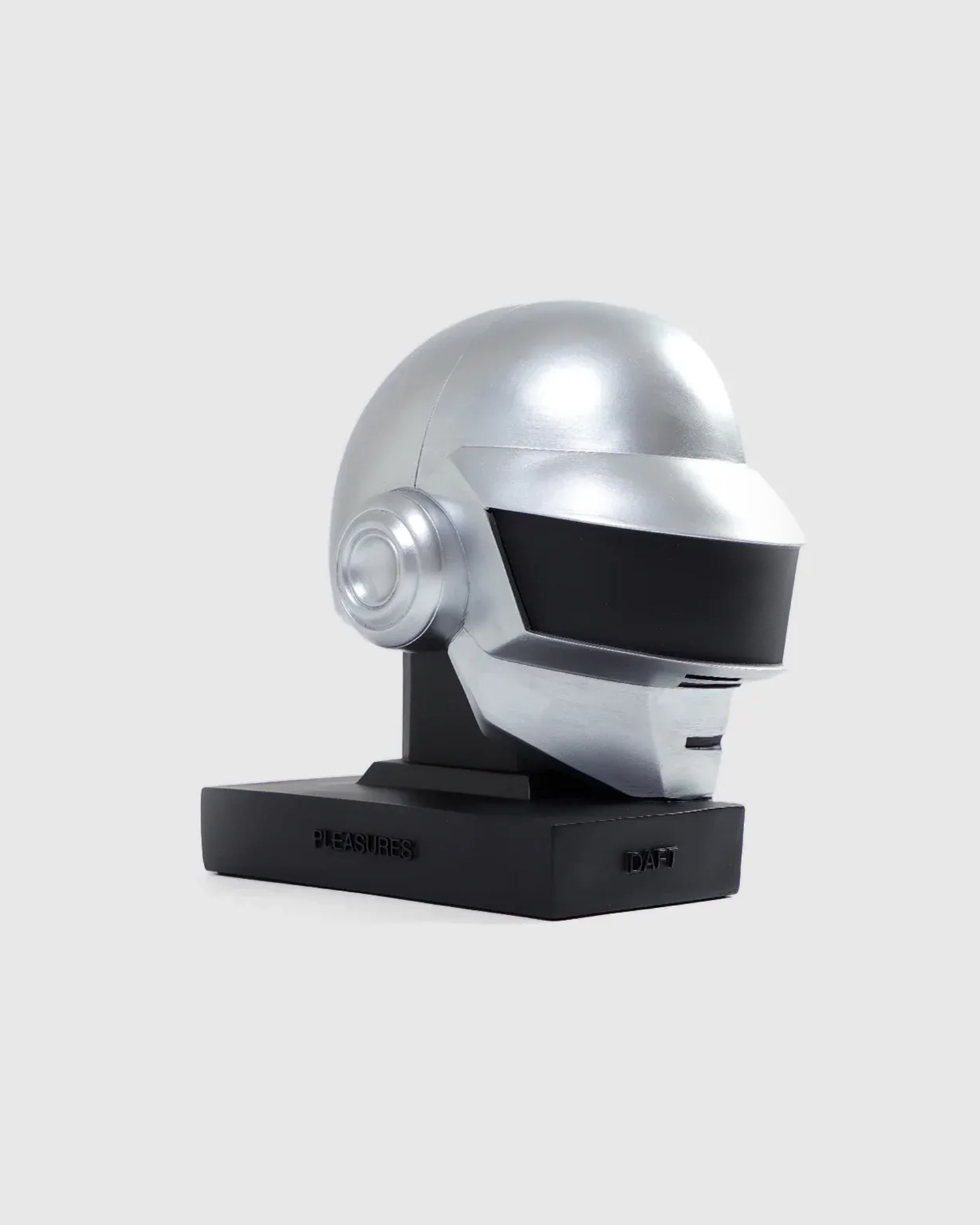 Daft Punk Helmets Bookend - Metallic Silver / Black
