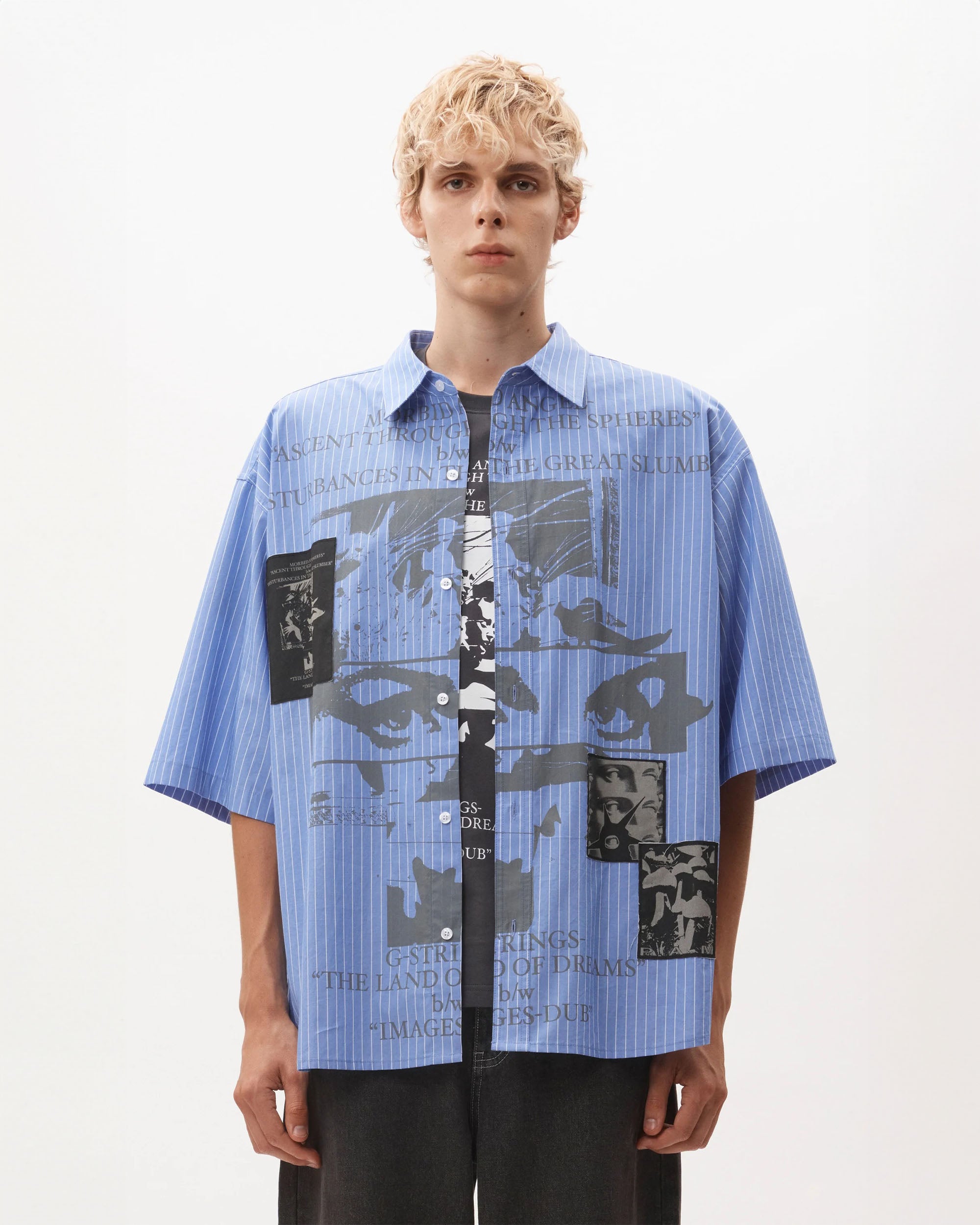 Slab City Boxy Shirt - Blue
