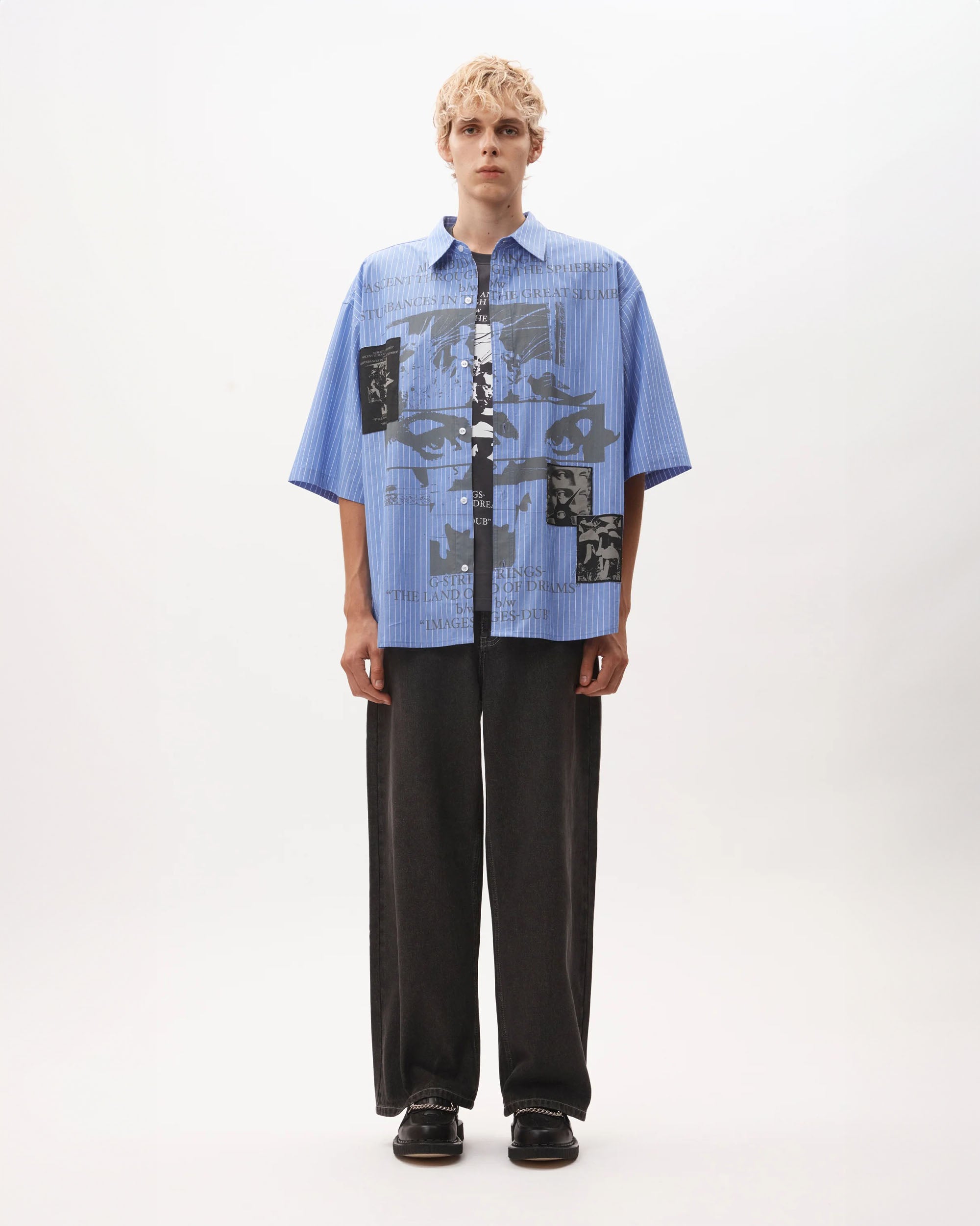 Slab City Boxy Shirt - Blue