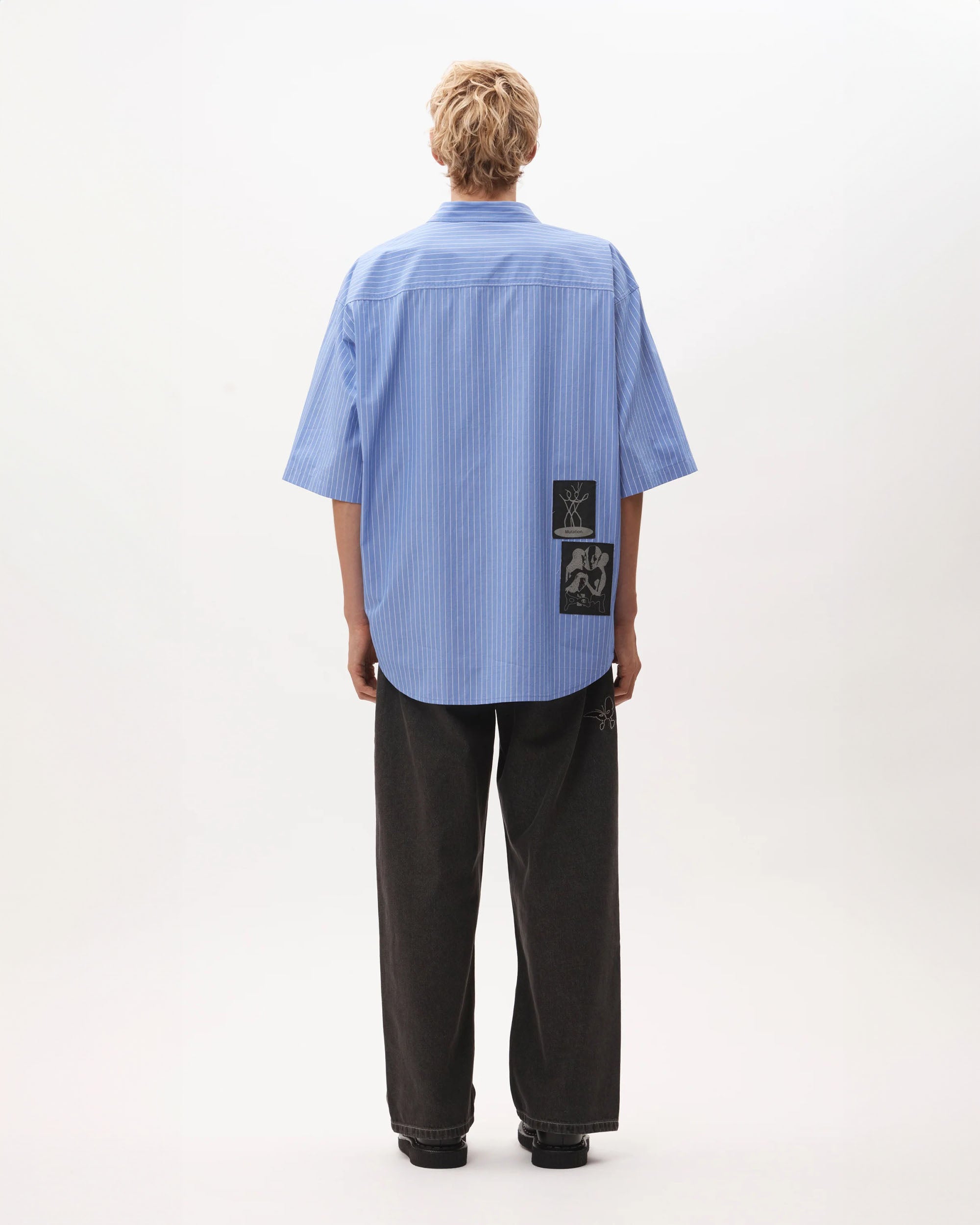 Slab City Boxy Shirt - Blue