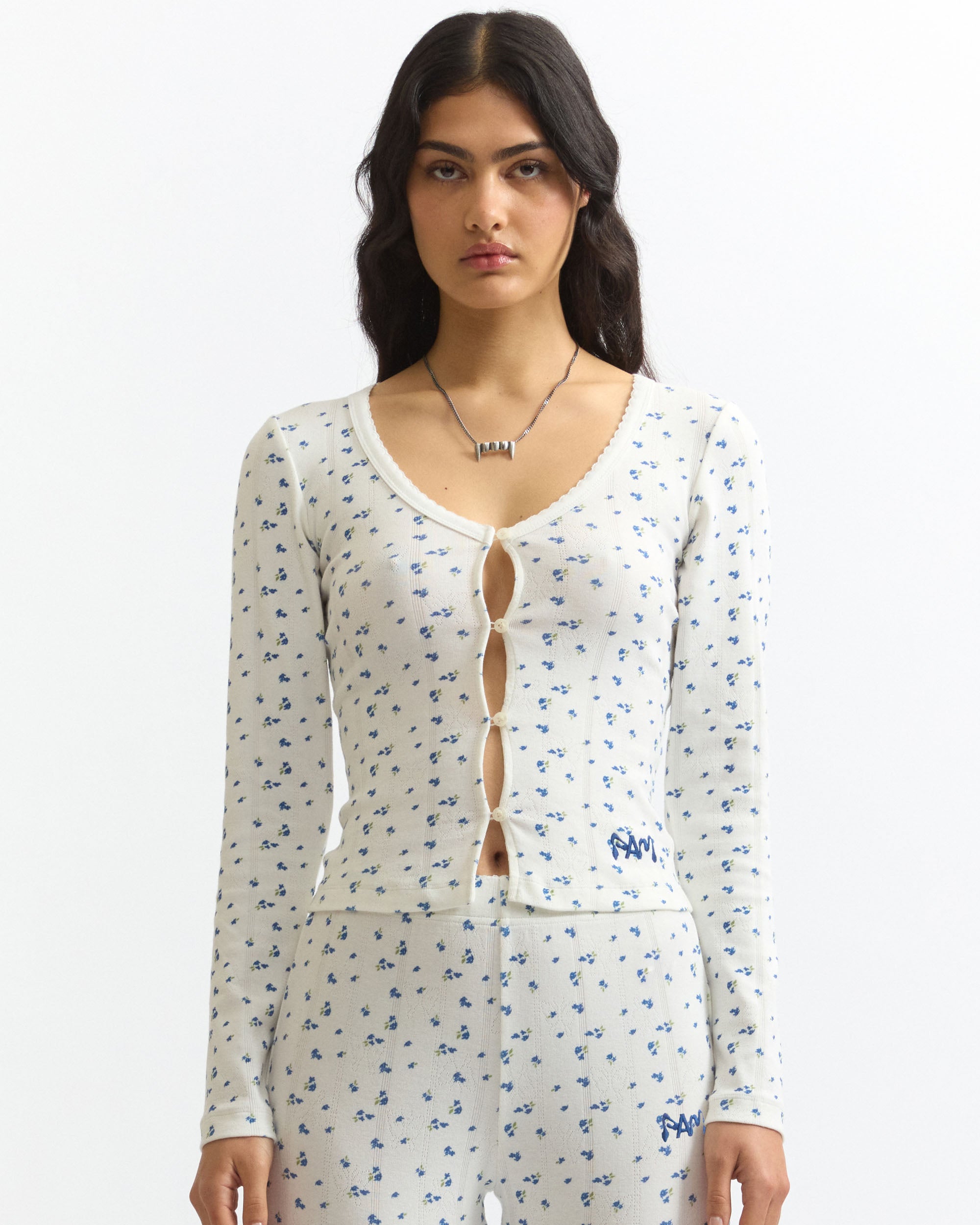 Chimera Pointelle Cardigan - Off White