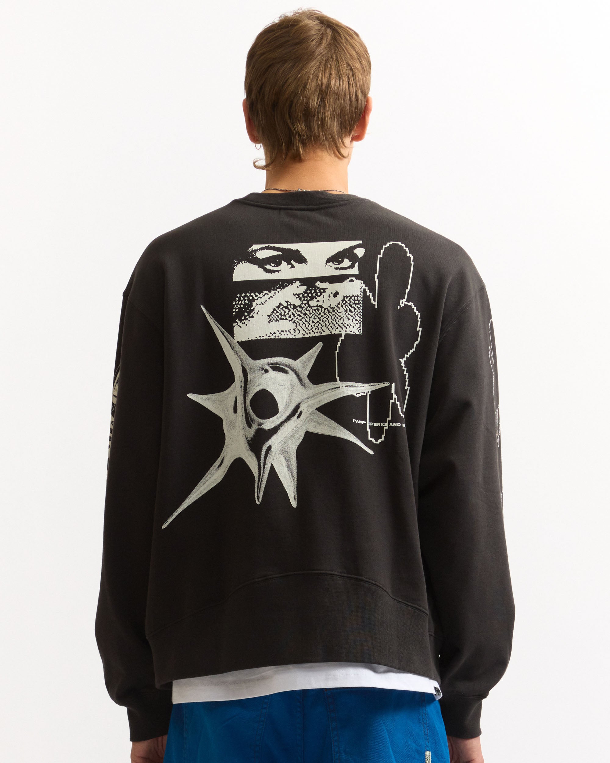 Icons Crewneck Sweat - Black