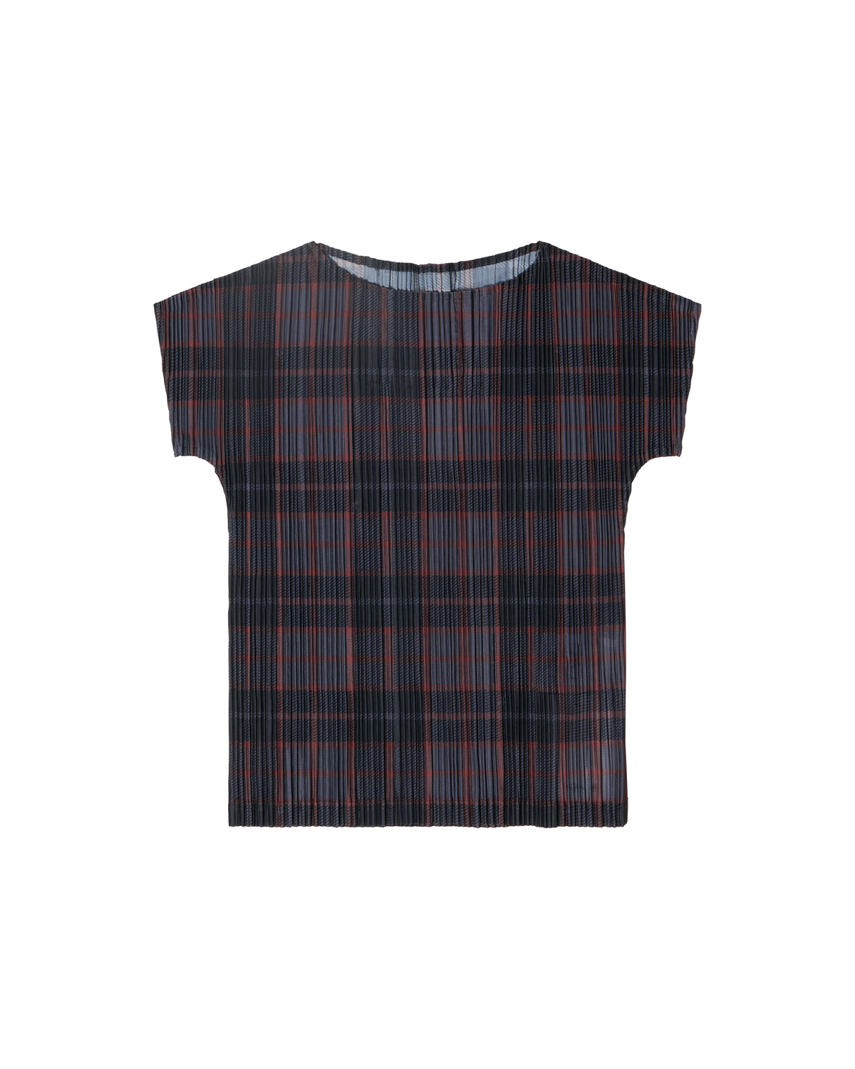 Bodhi Pleated Top - Grey Check