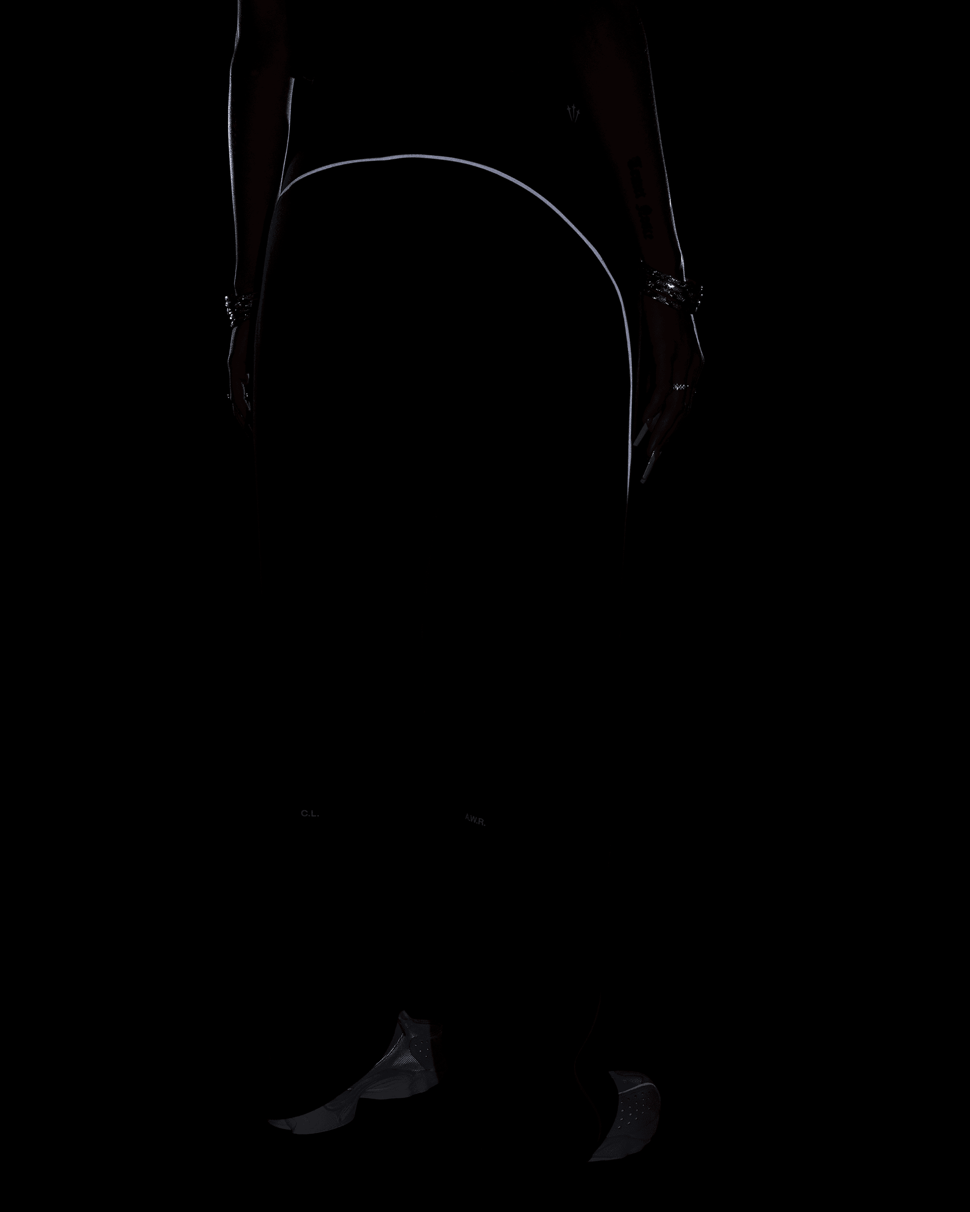 NOCTA Contrast Stitch Sweatpant - Black / White