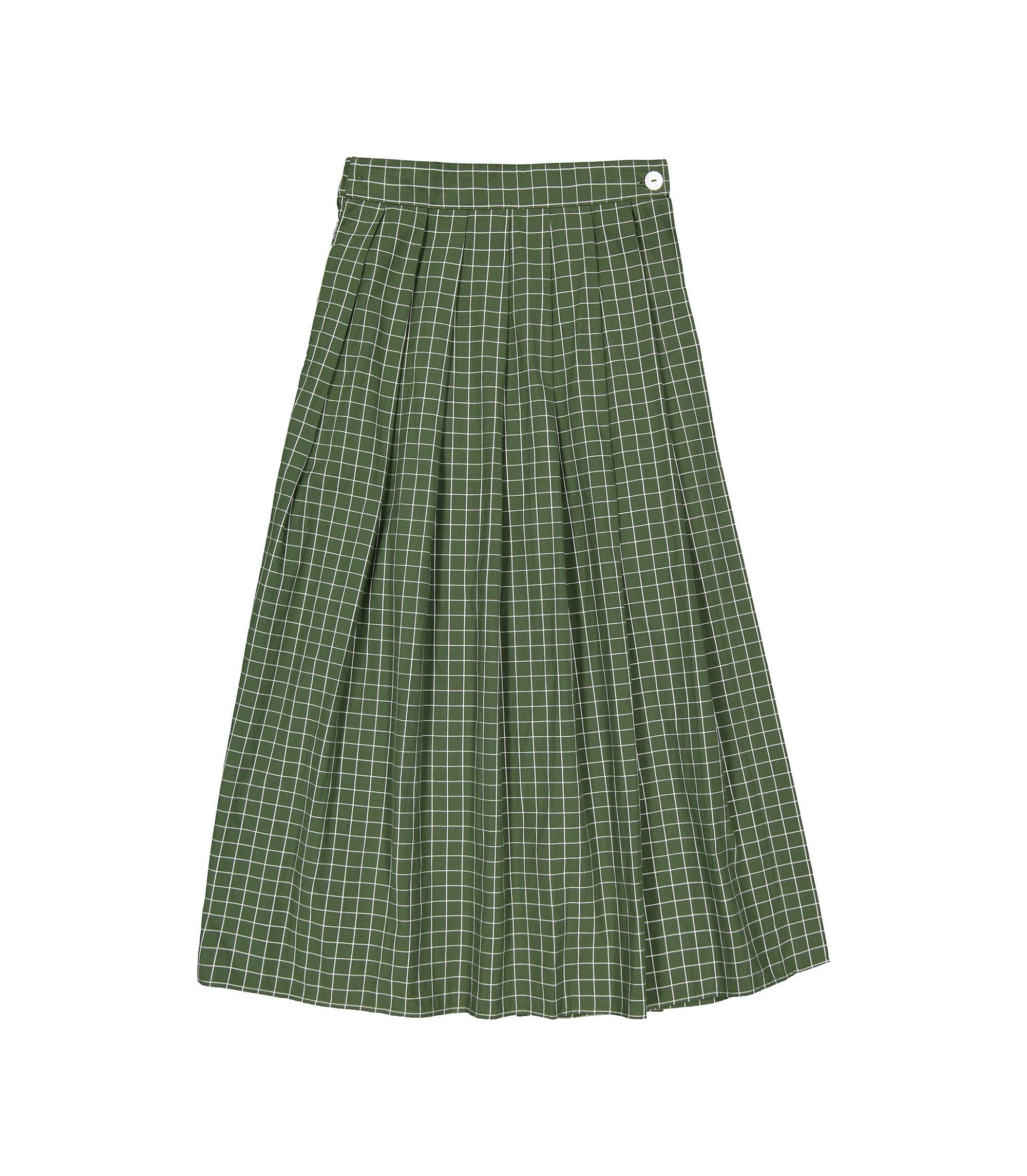 Flora Skirt - Forest Grid