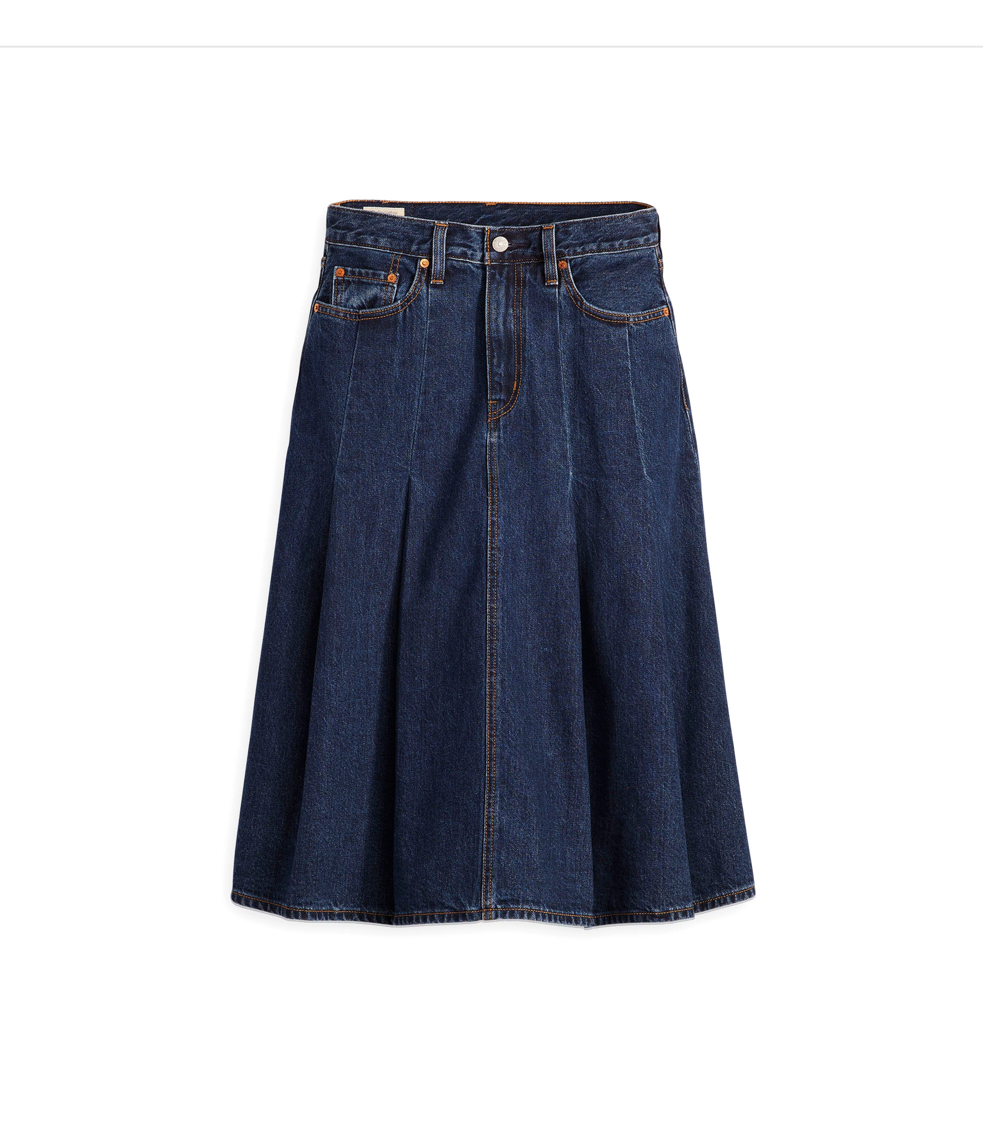 Pleated Midi Skirt - Slightly Circular
