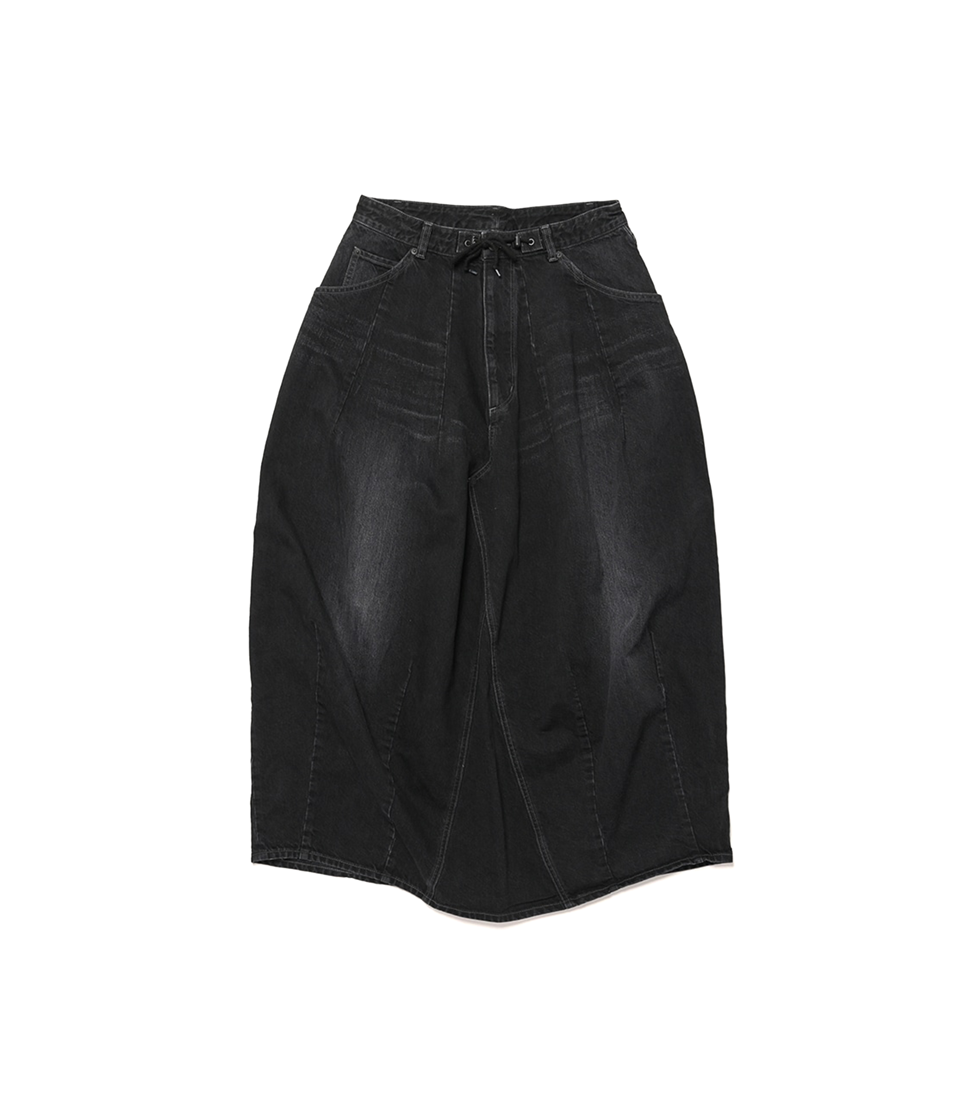 H.D. Denim Skirt - Black